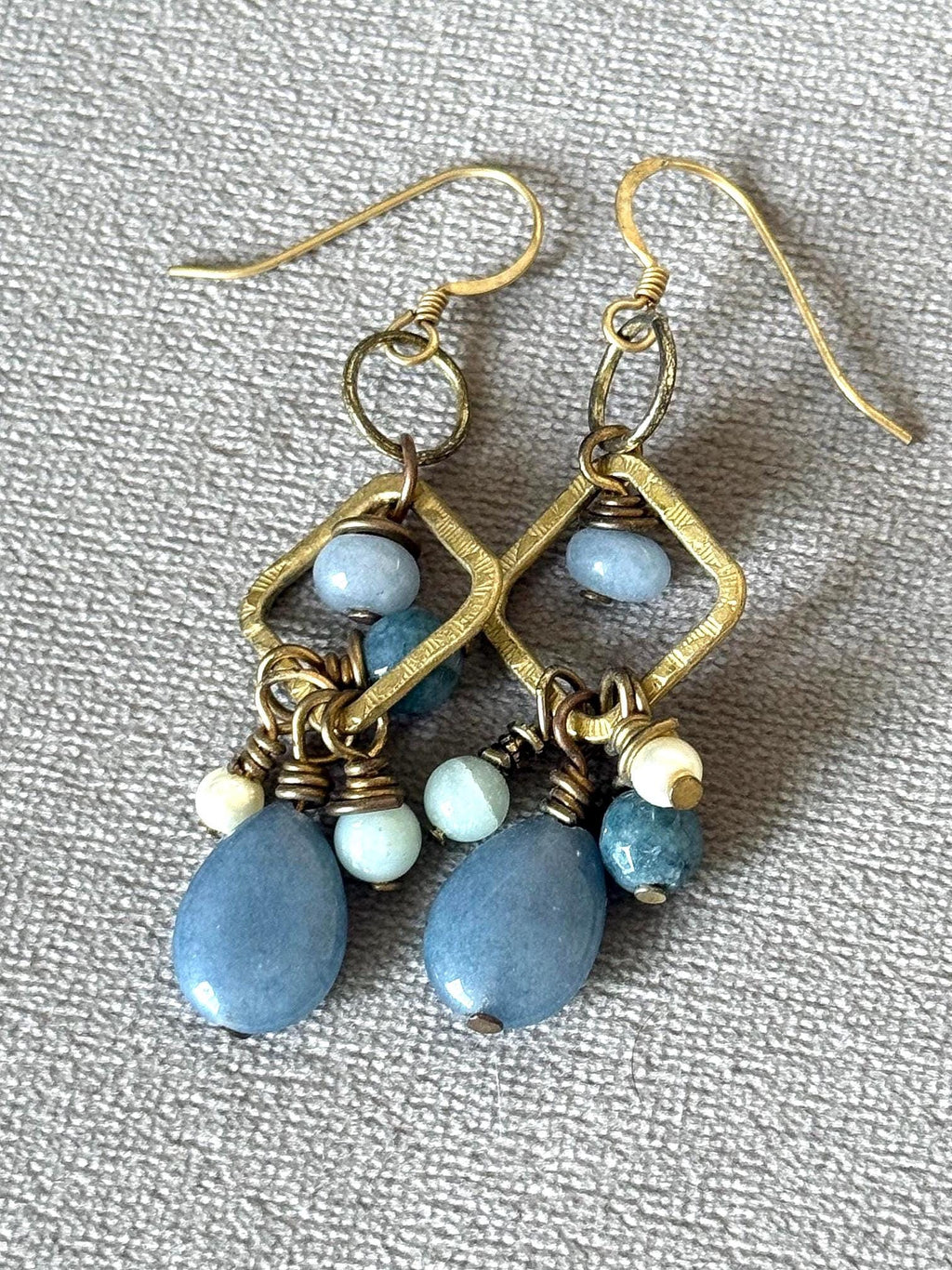 Arctic Muse Drop Earrings (Gold)