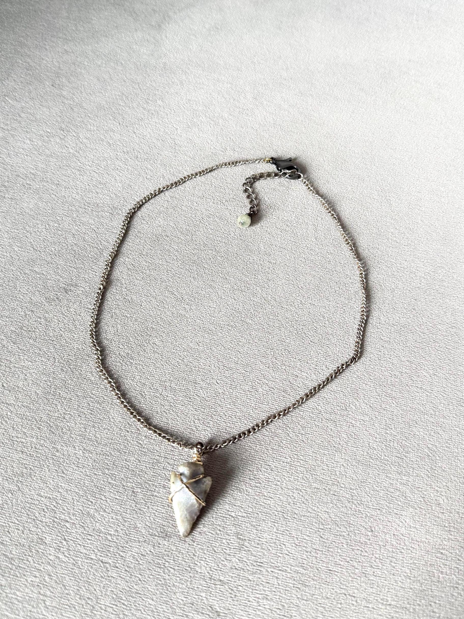 Stoneblood Talisman Arrowhead Necklace