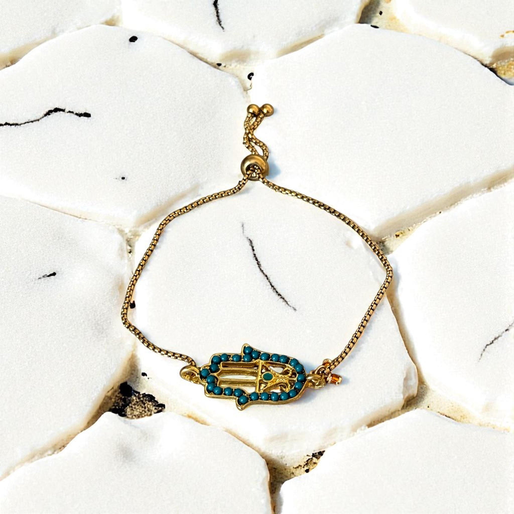 Celeste Hamsa Protection Bracelet