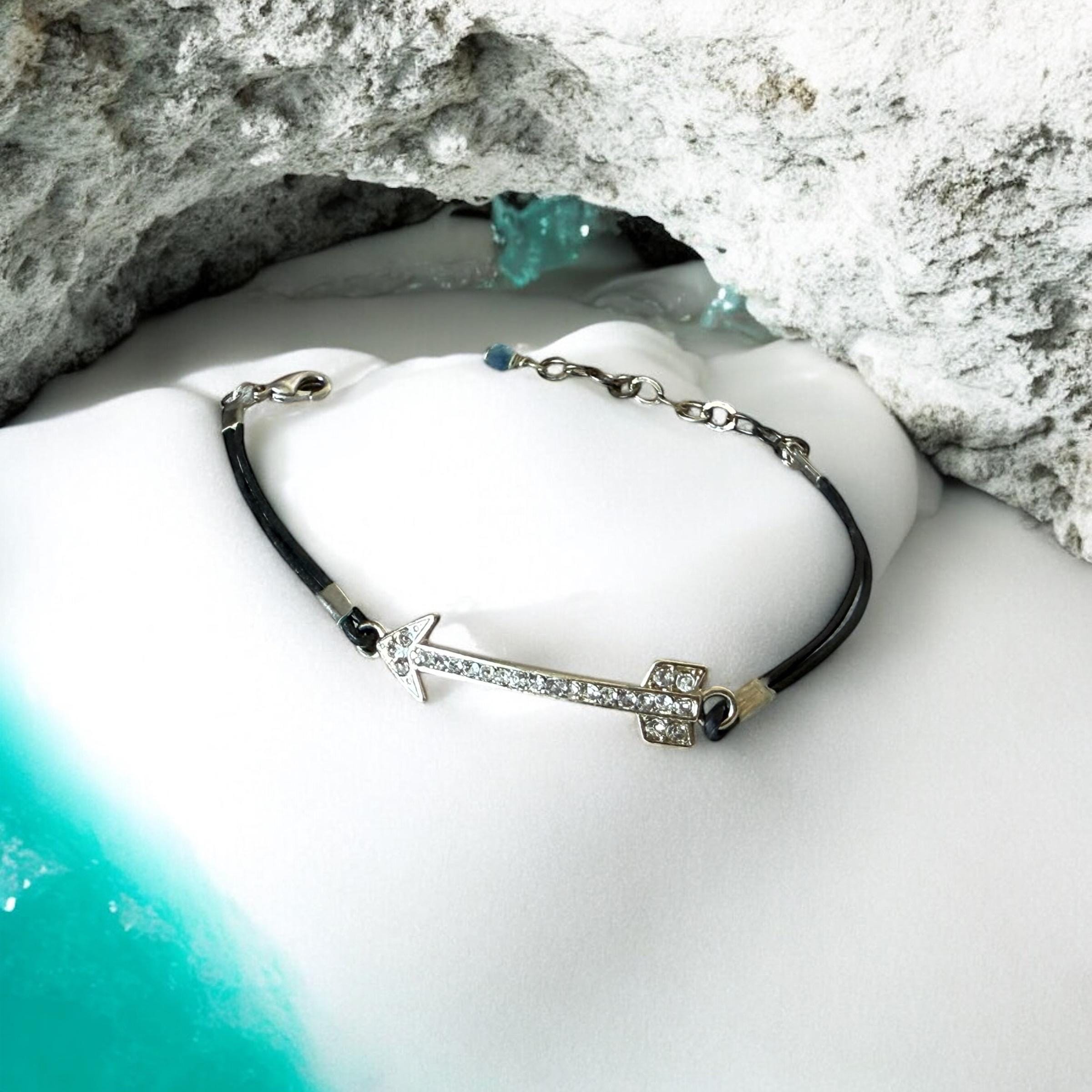 Dead Aim Crystal Arrow Bracelet