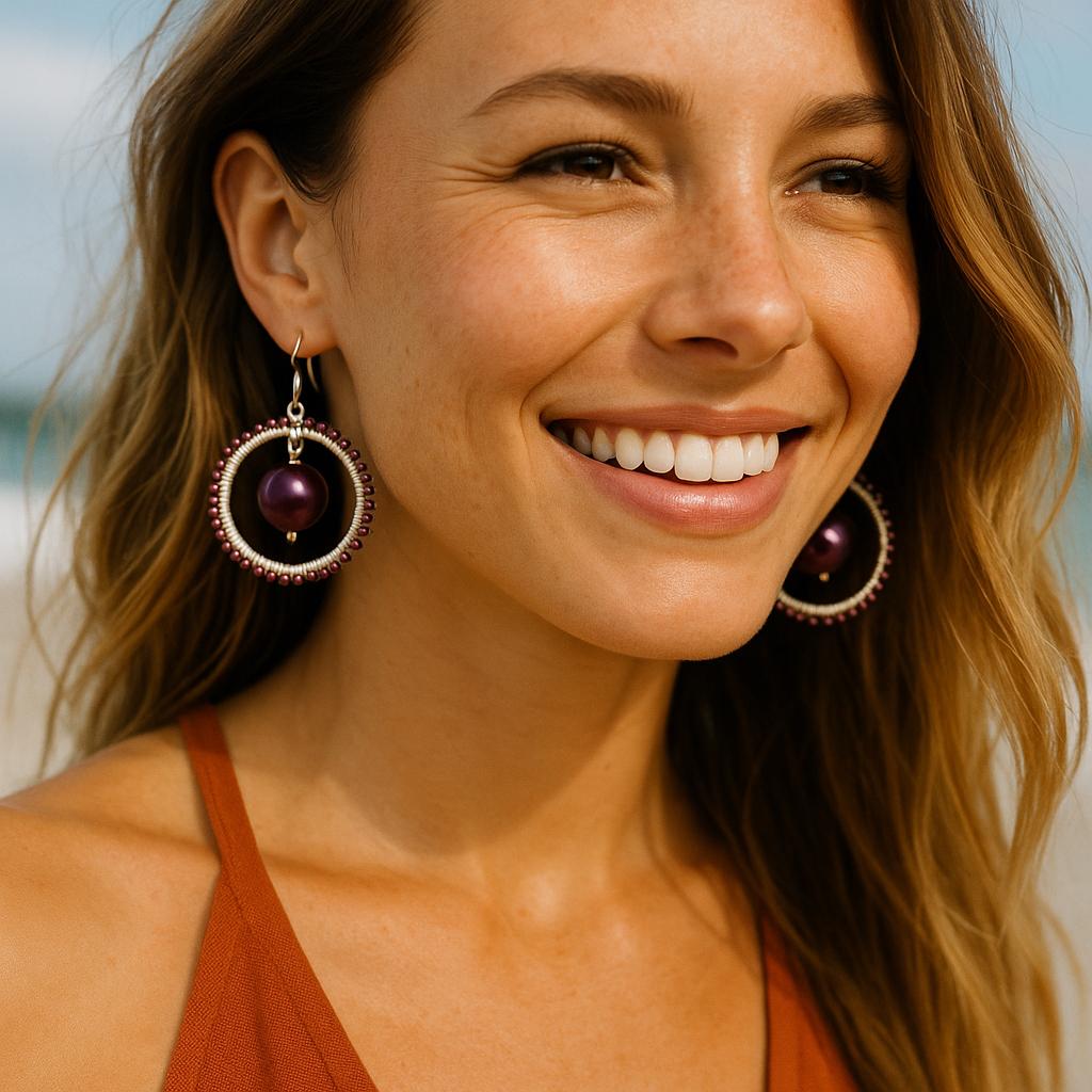 Velvet Orbit Earrings
