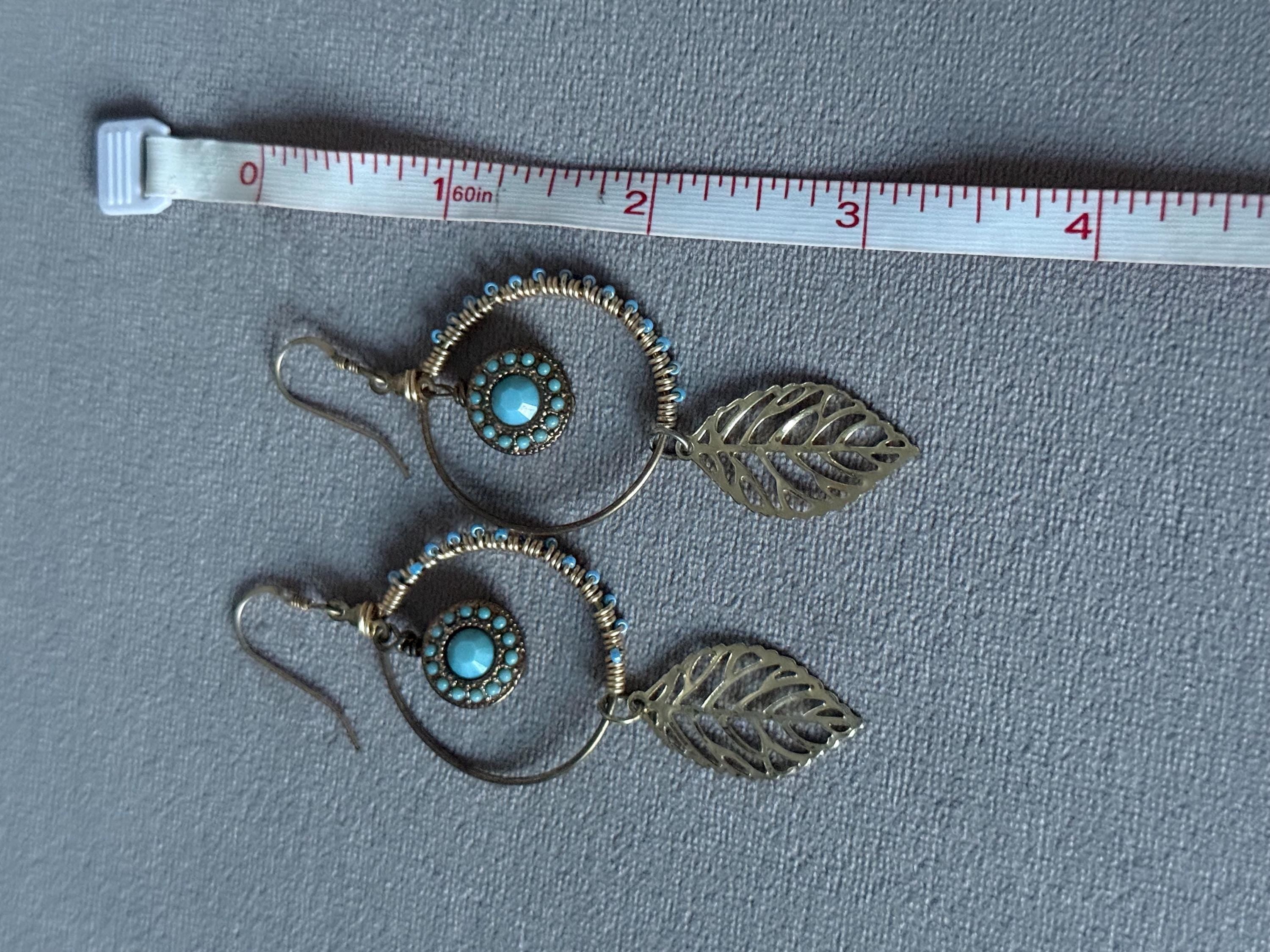 Azure Driftleaf Hoops