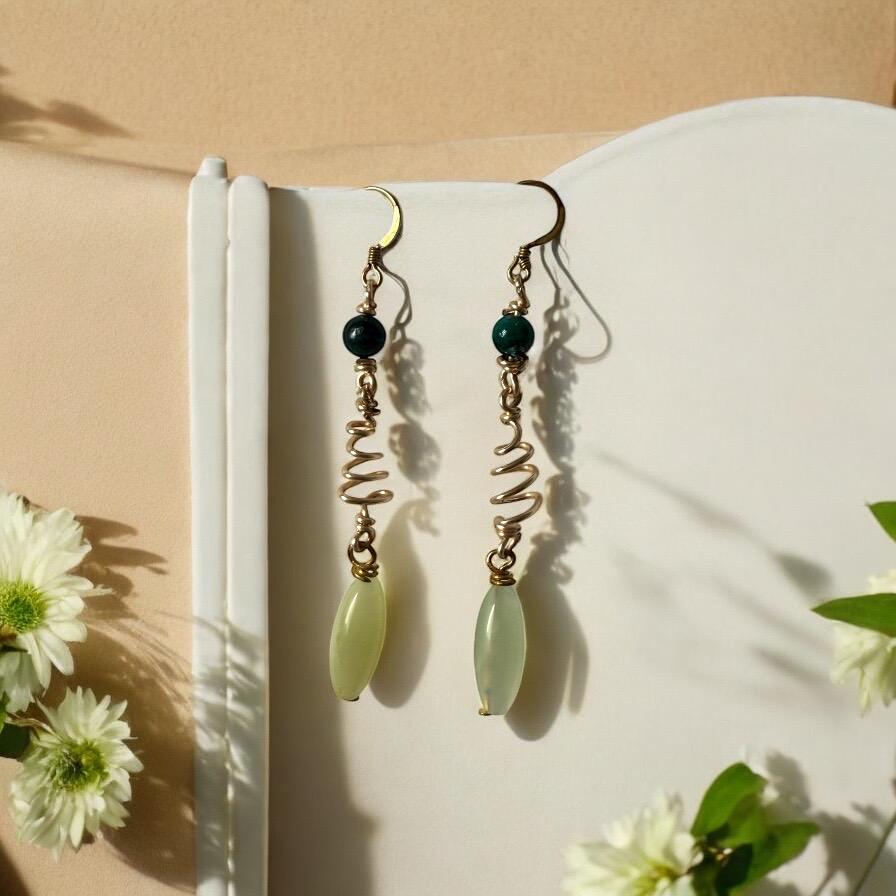 Helix Drop Earrings