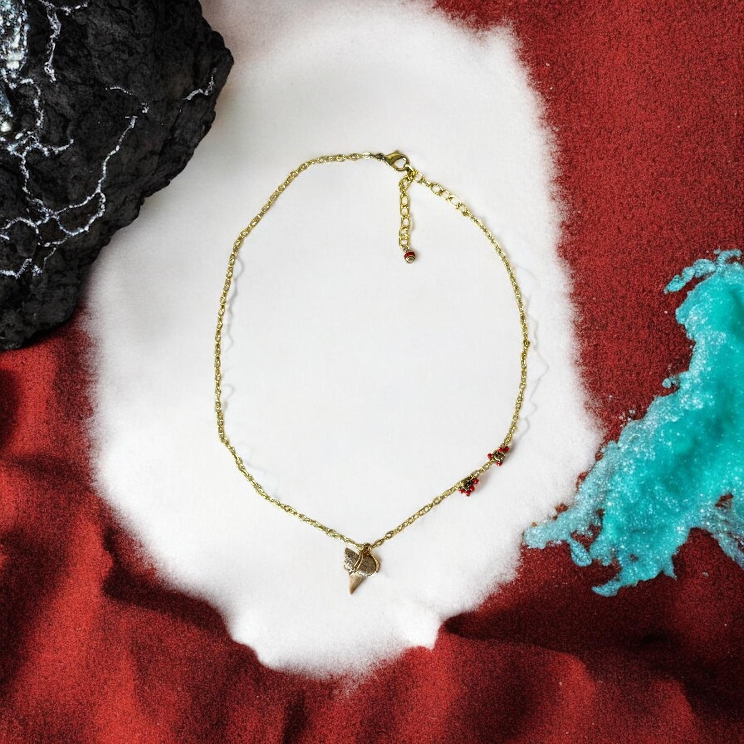 Blood Moon Shark Tooth Necklace
