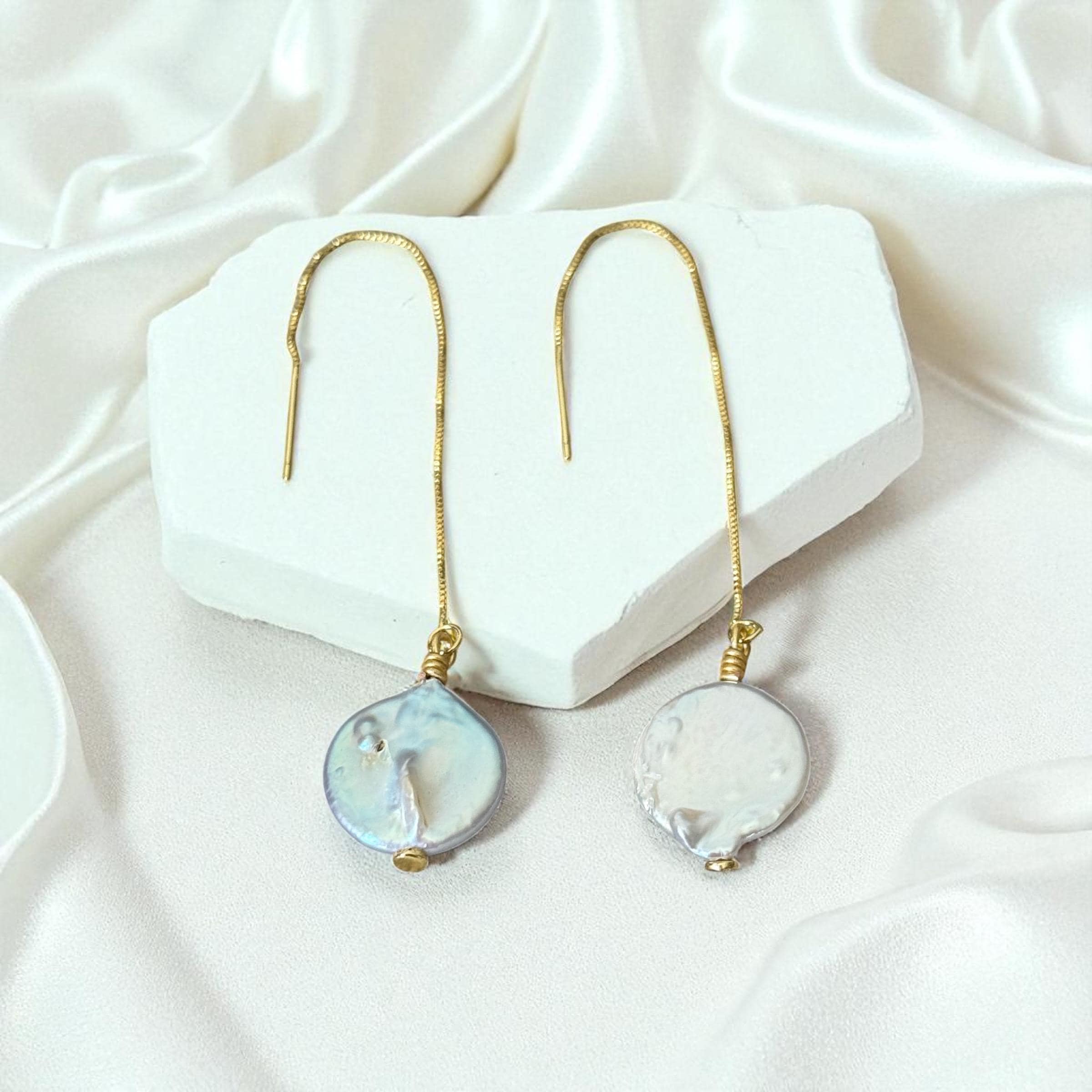 Lunar Drift Threaders – Celestial Pearl Collection