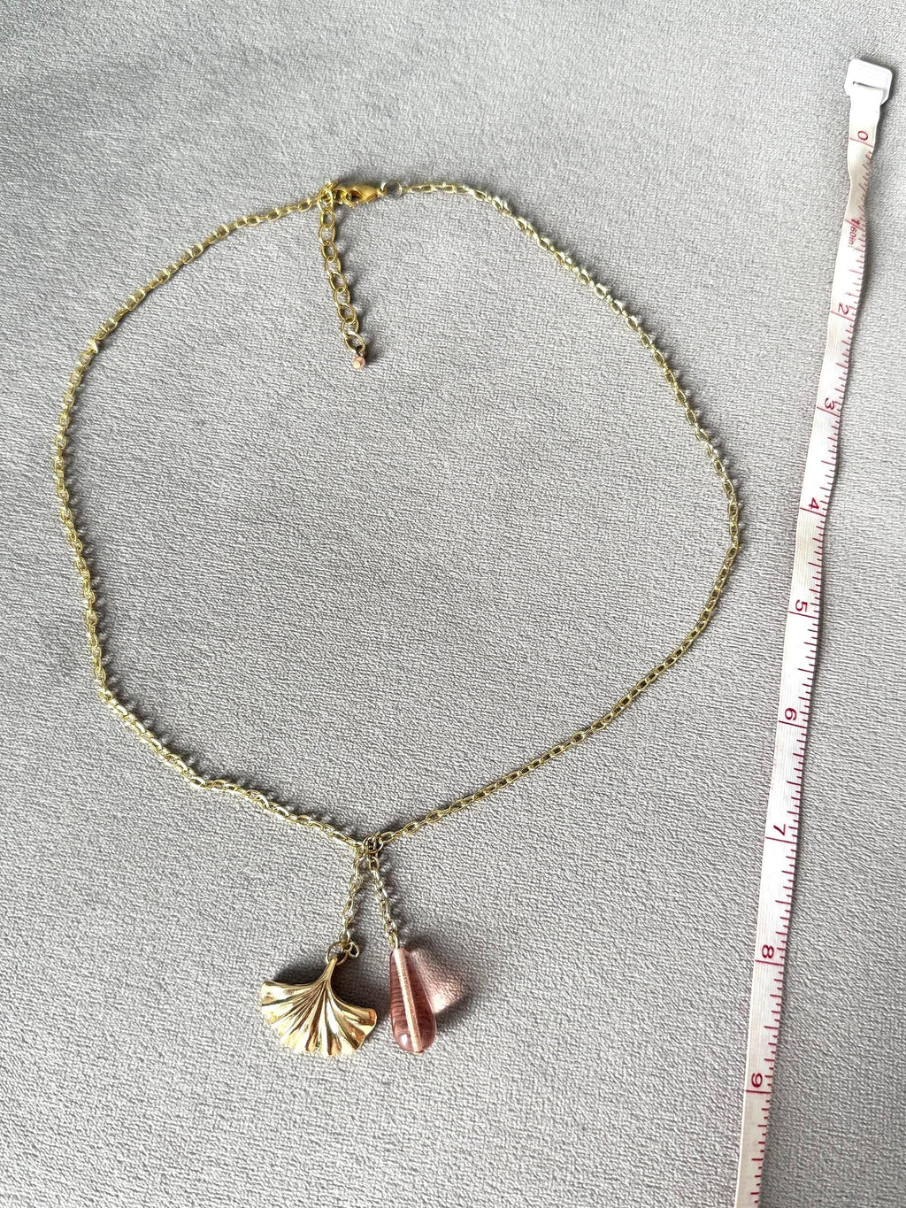 Palm Pink Charm Necklace