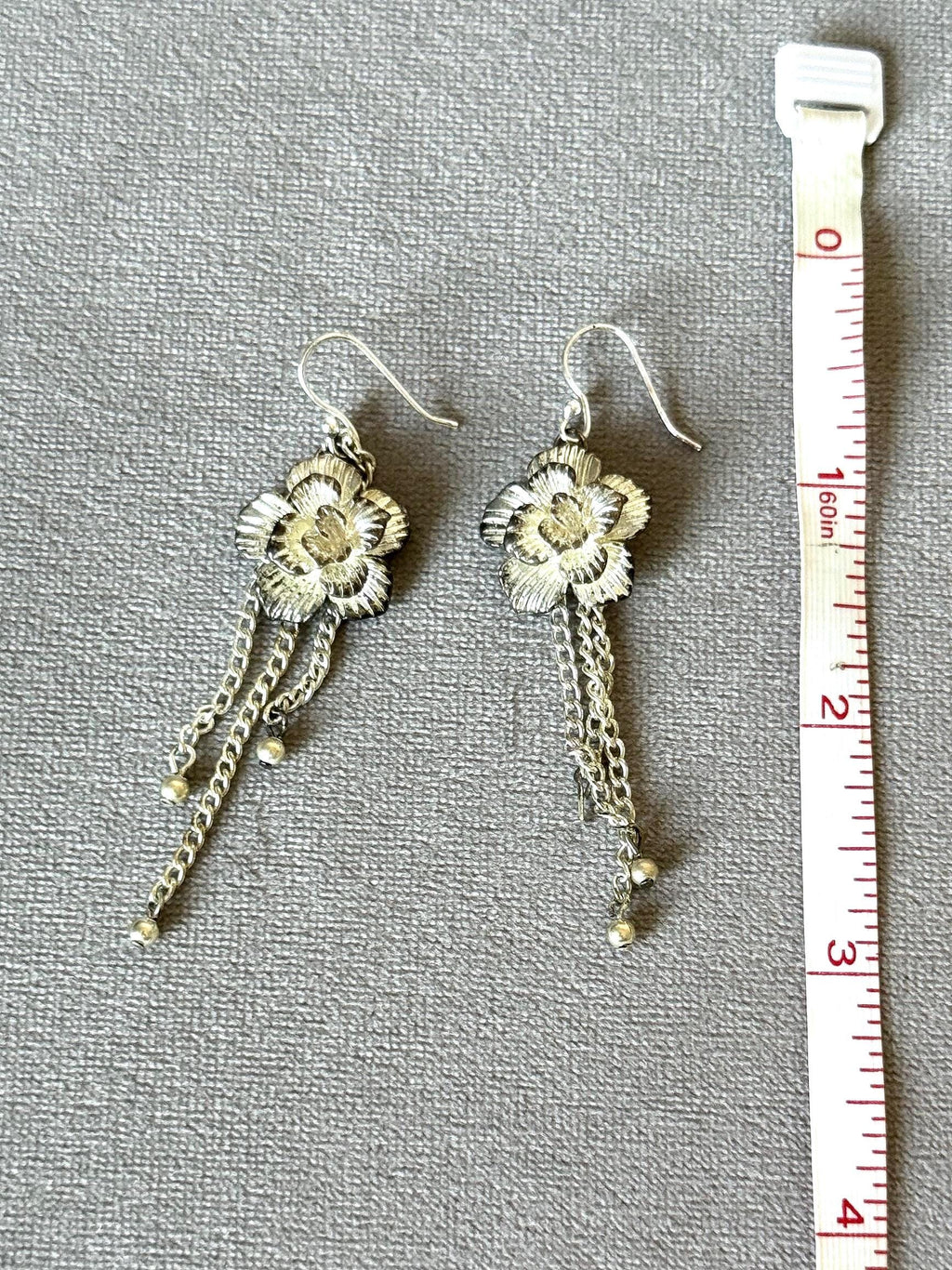 Moonlit Petal Drop Earrings