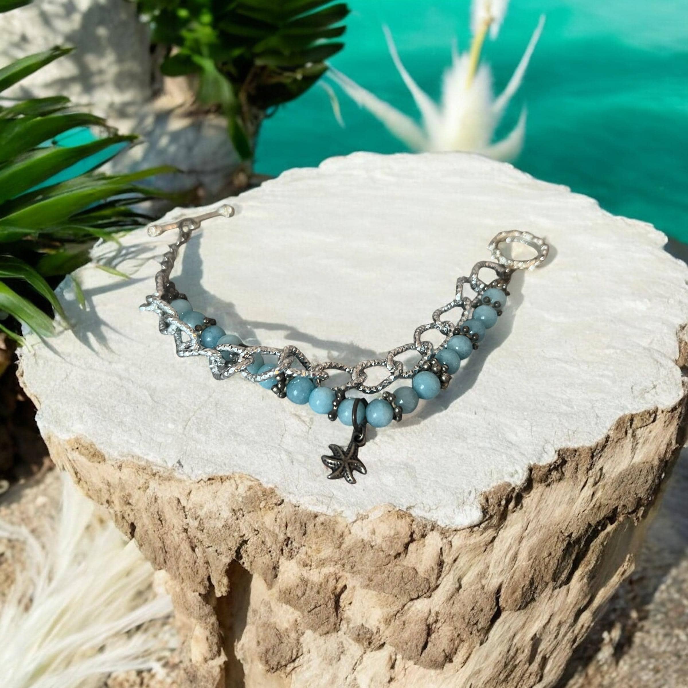 Ocean Chain Charm Bracelet