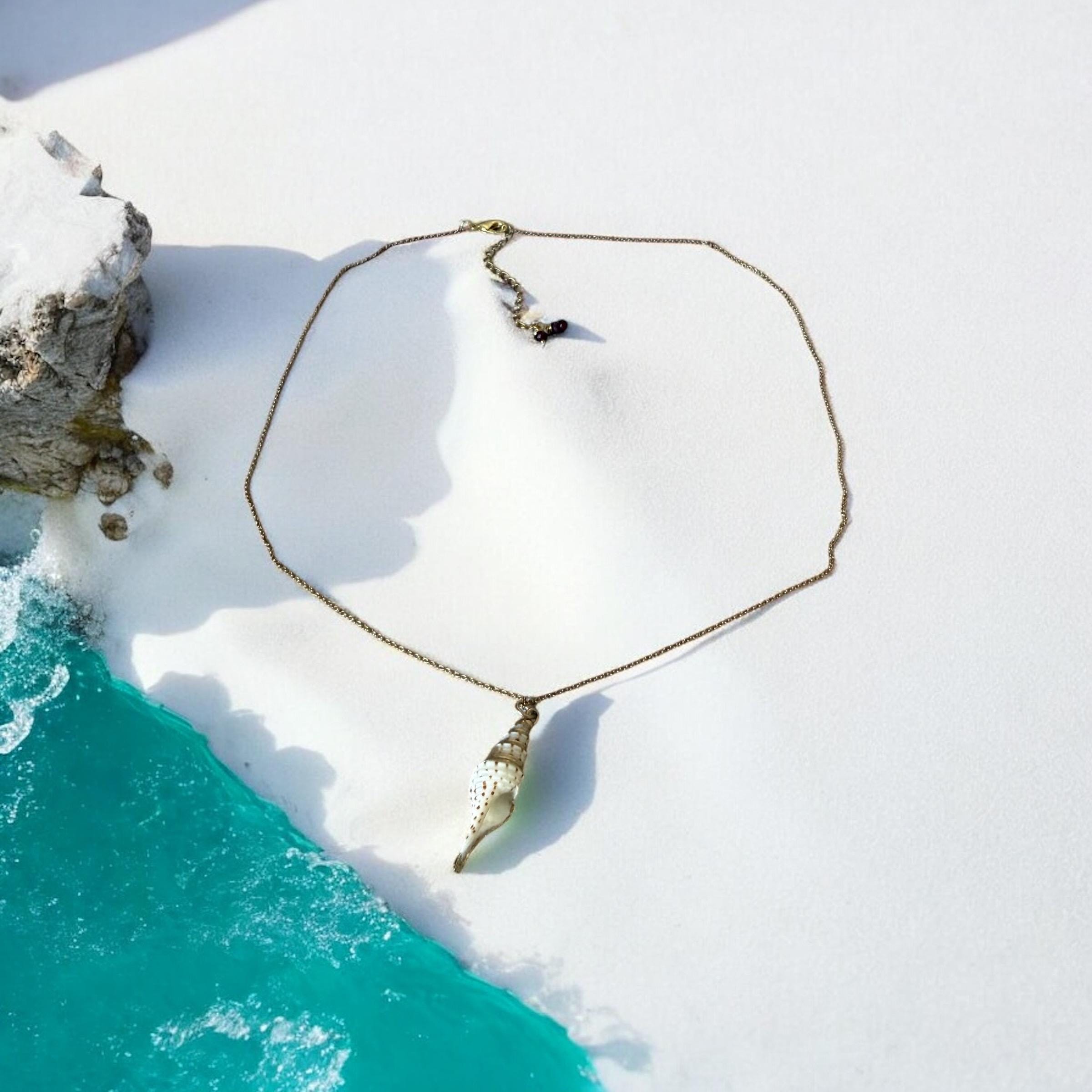 Coastal Dagger Shell Necklace