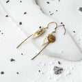 Golden Tide Luxe Drop Earrings - Shell & Gold Chain Earrings