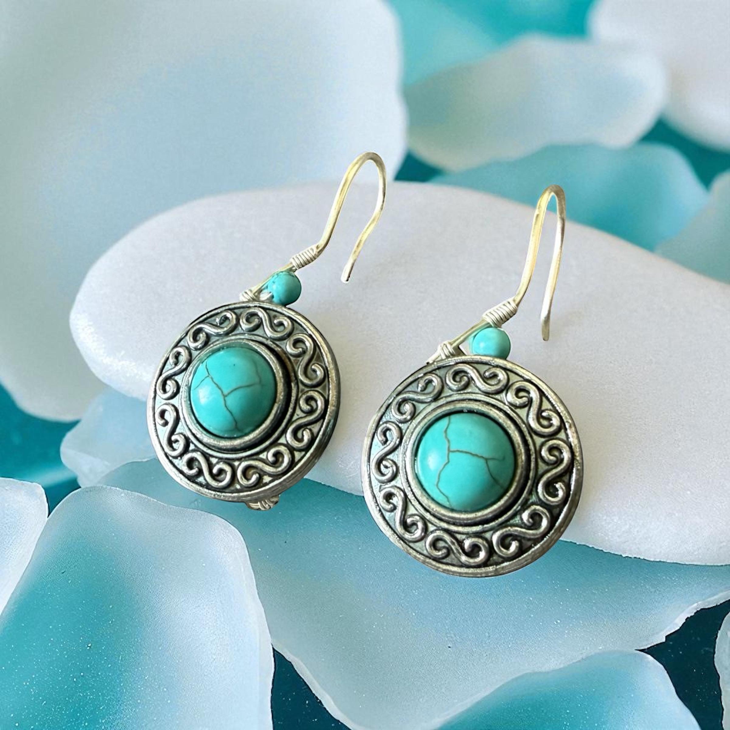 Turquoise Reverie Luxe Drop Earrings