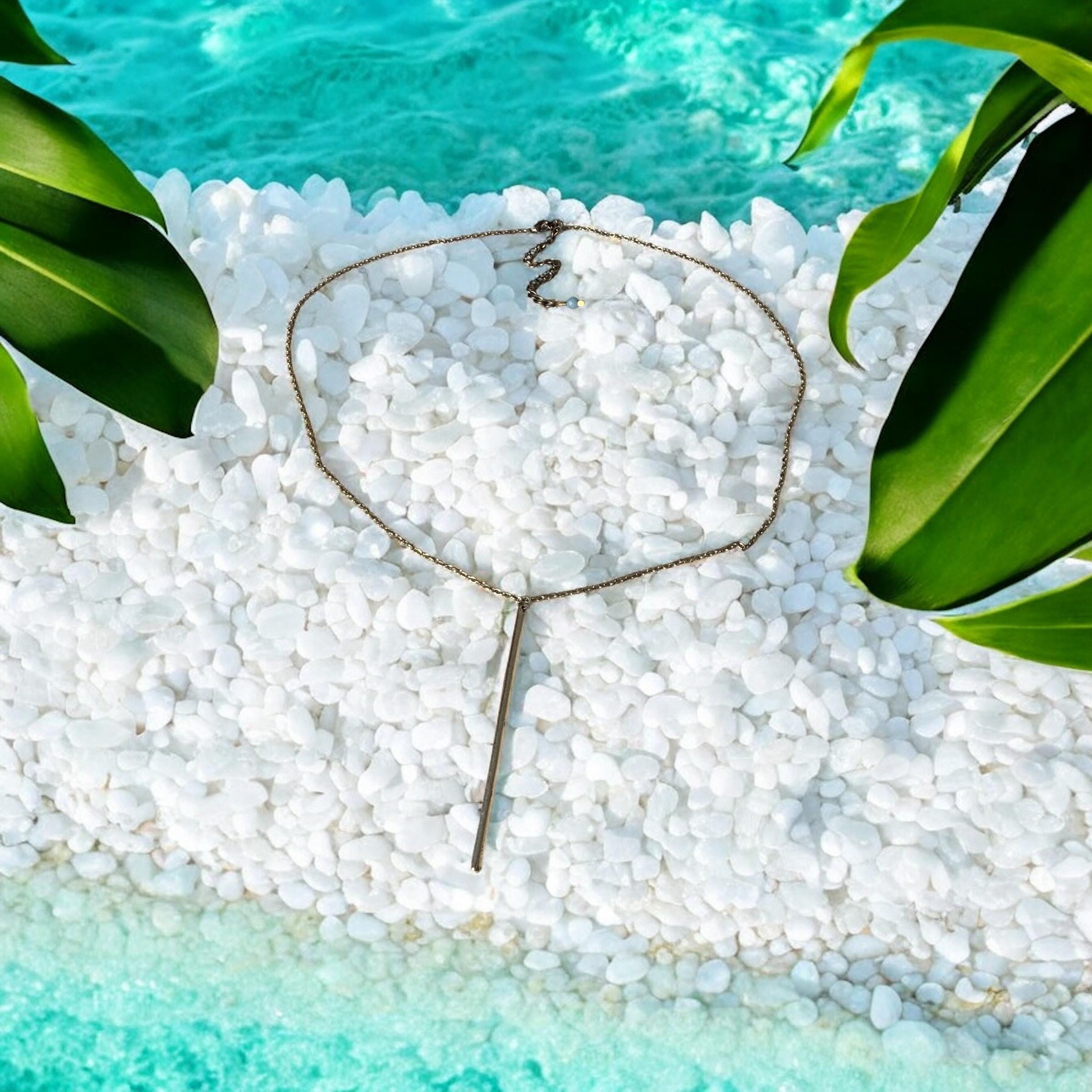 Linear and Long Luxe Necklace