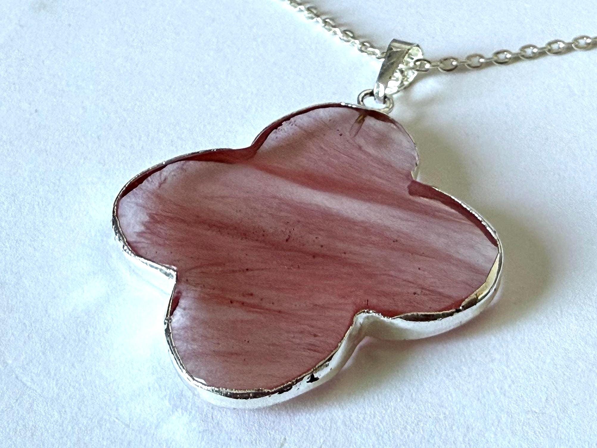 Long Desert Bloom Pendant Necklace