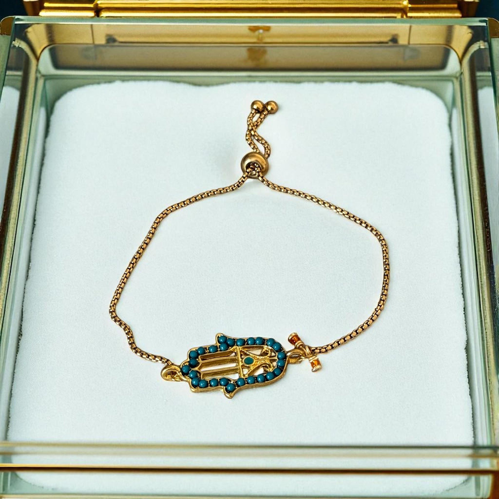Celeste Hamsa Protection Bracelet