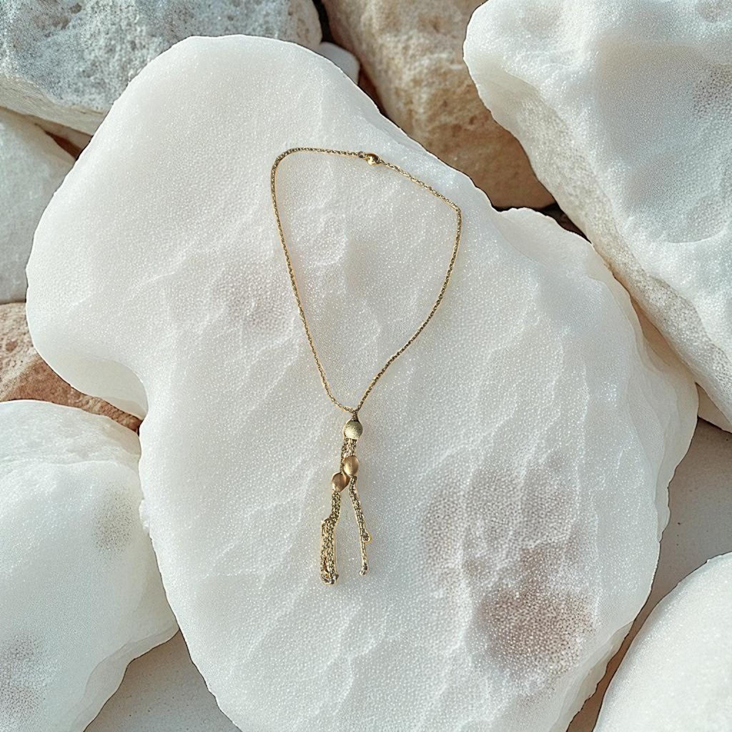 Golden Tassel Necklace