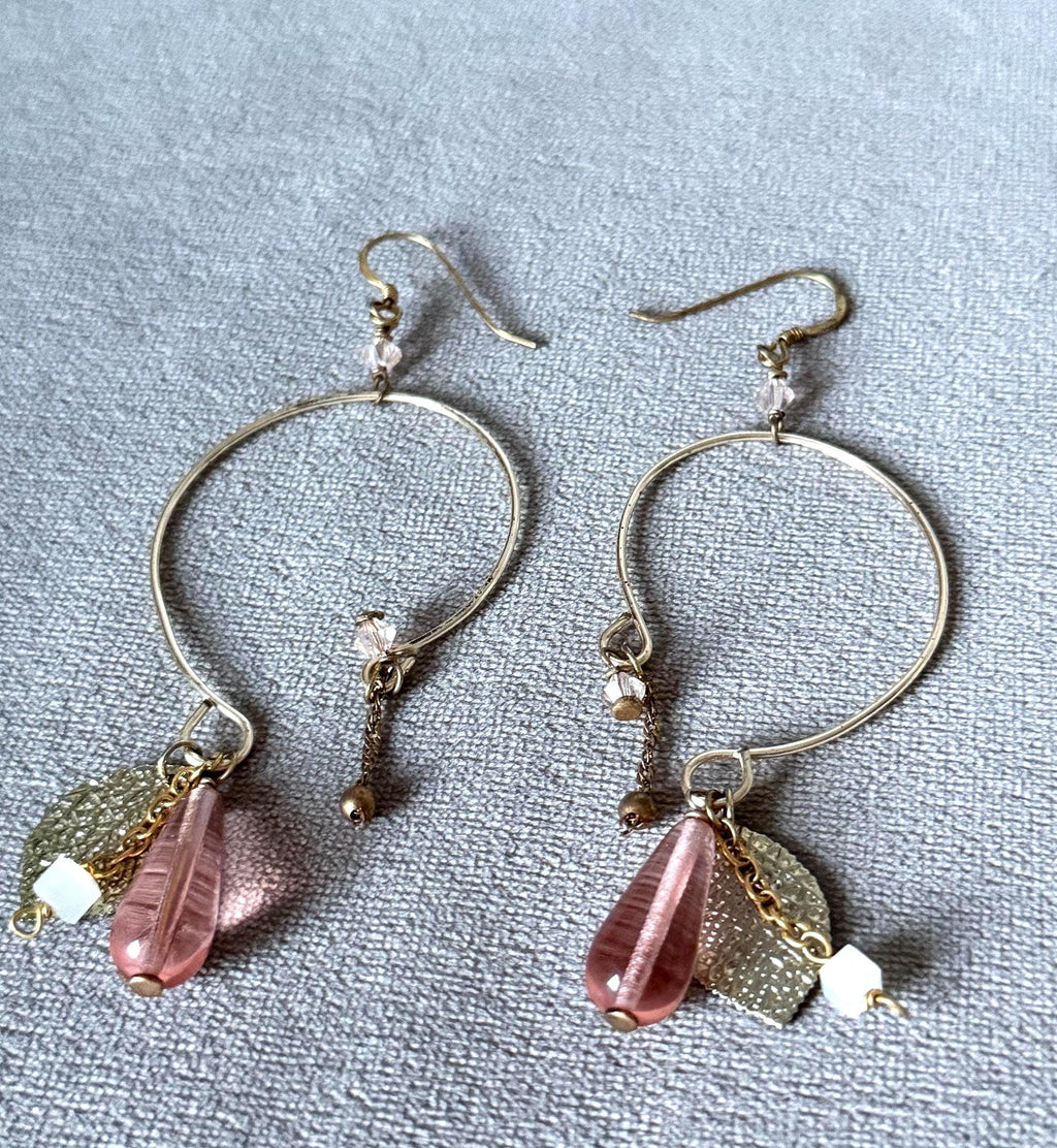 Dust Blossom Hoops