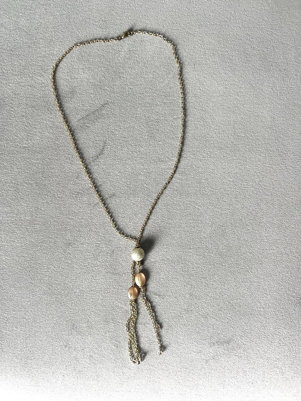 Golden Tassel Necklace