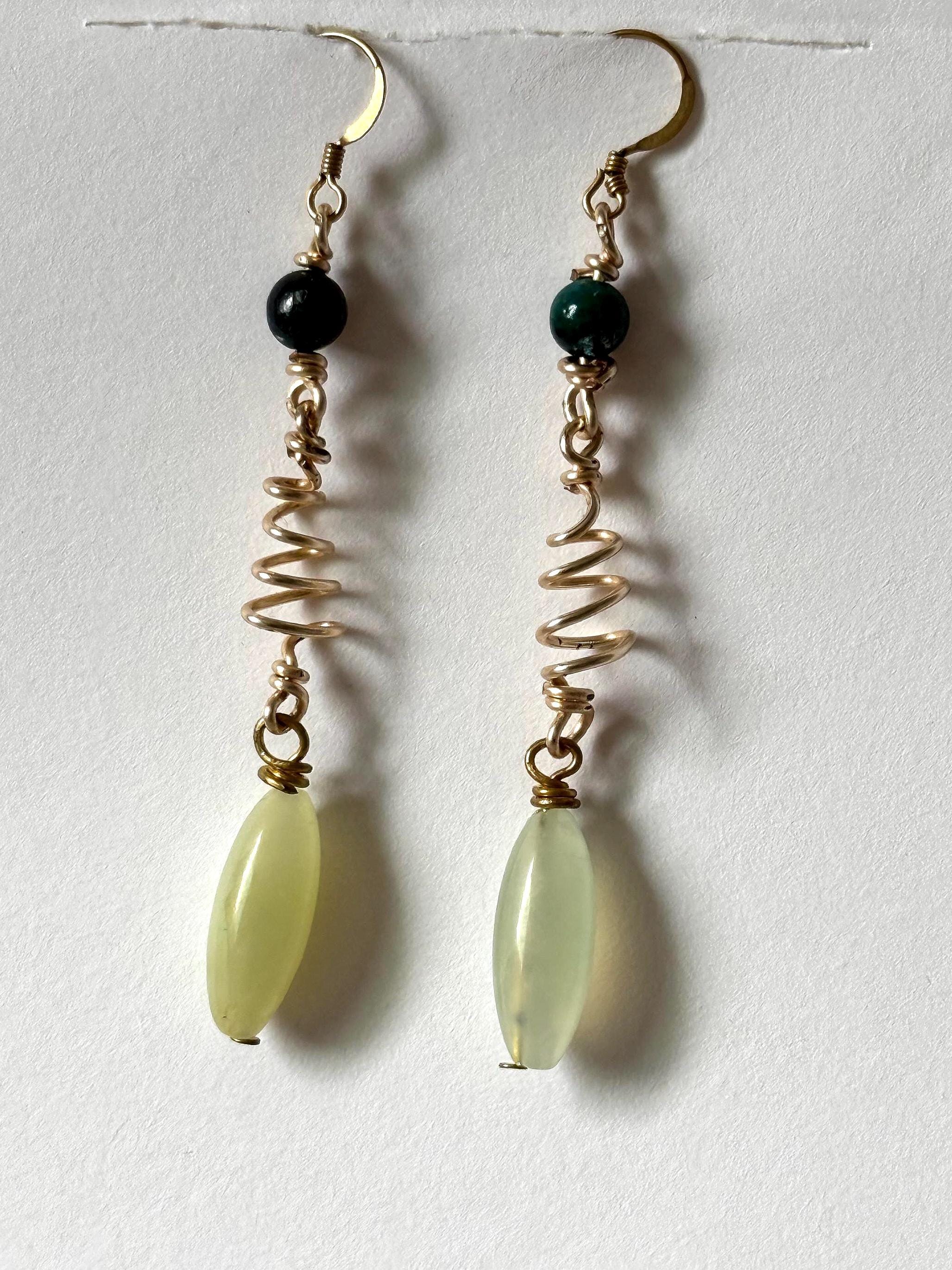 Helix Drop Earrings