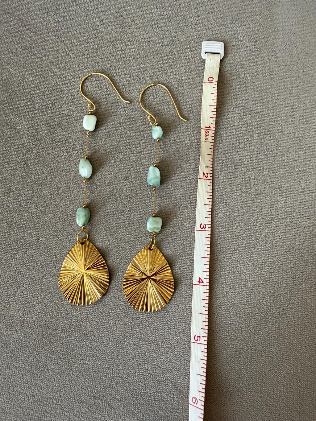 Solar Drift Drop Earrings – Golden Horizon Collection