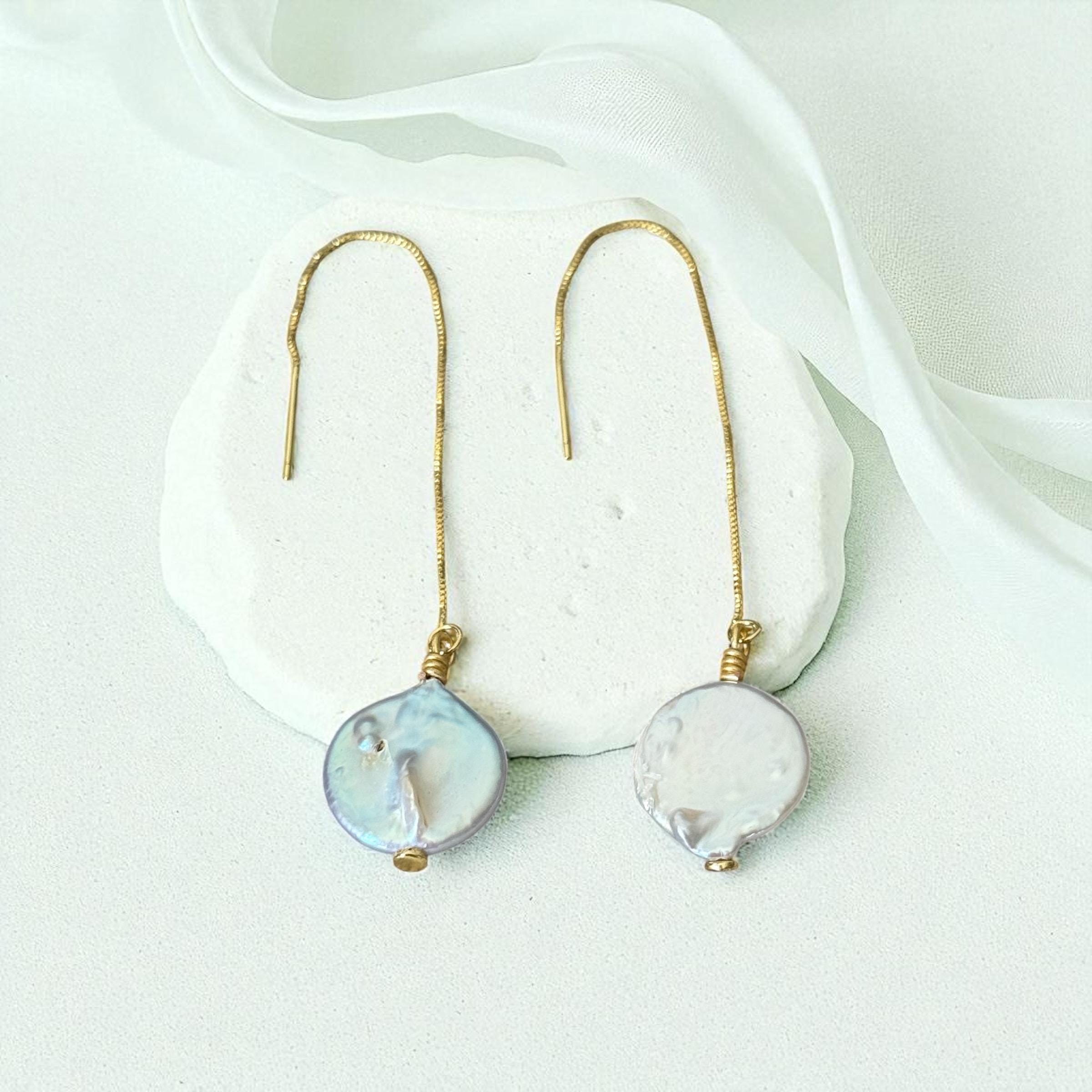 Lunar Drift Threaders – Celestial Pearl Collection