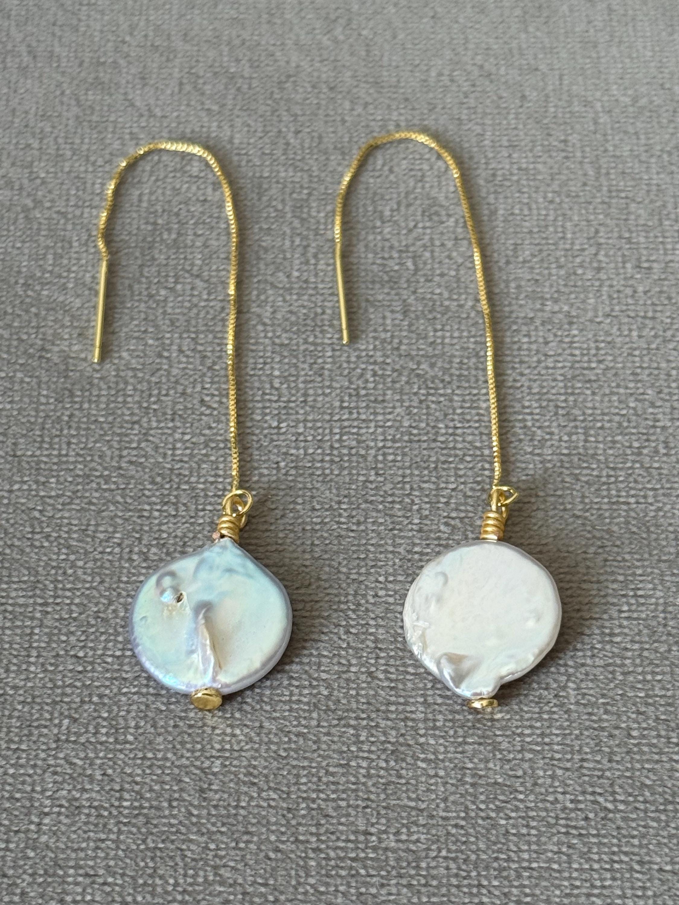 Lunar Drift Threaders – Celestial Pearl Collection
