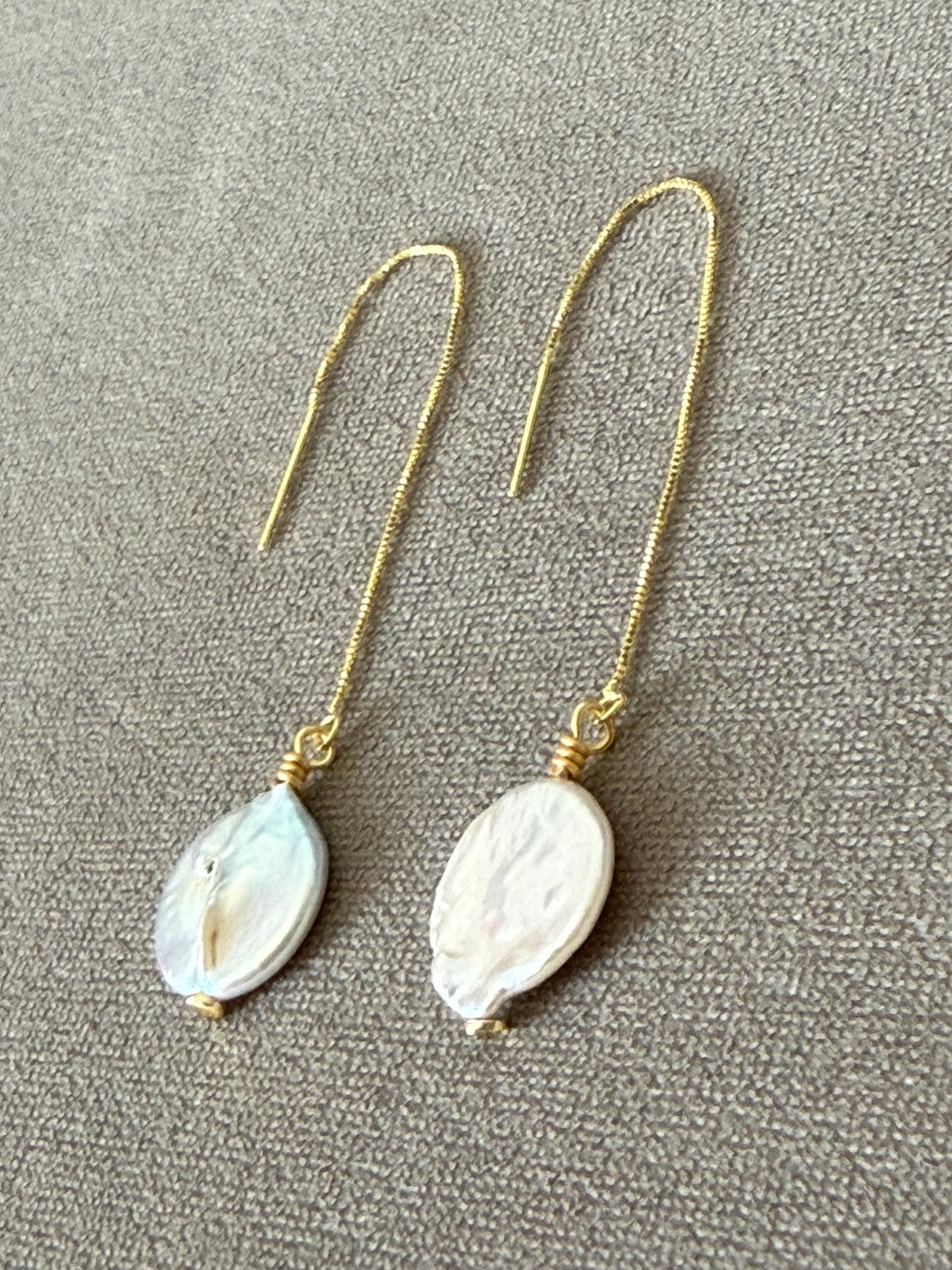Lunar Drift Threaders – Celestial Pearl Collection