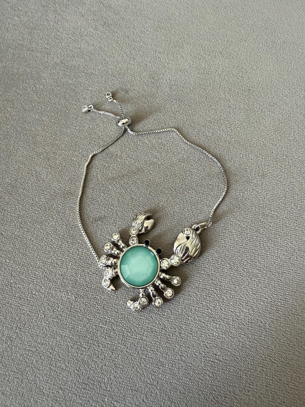 Aqua Crab Bolo Bracelet – Midnight Sands Collection