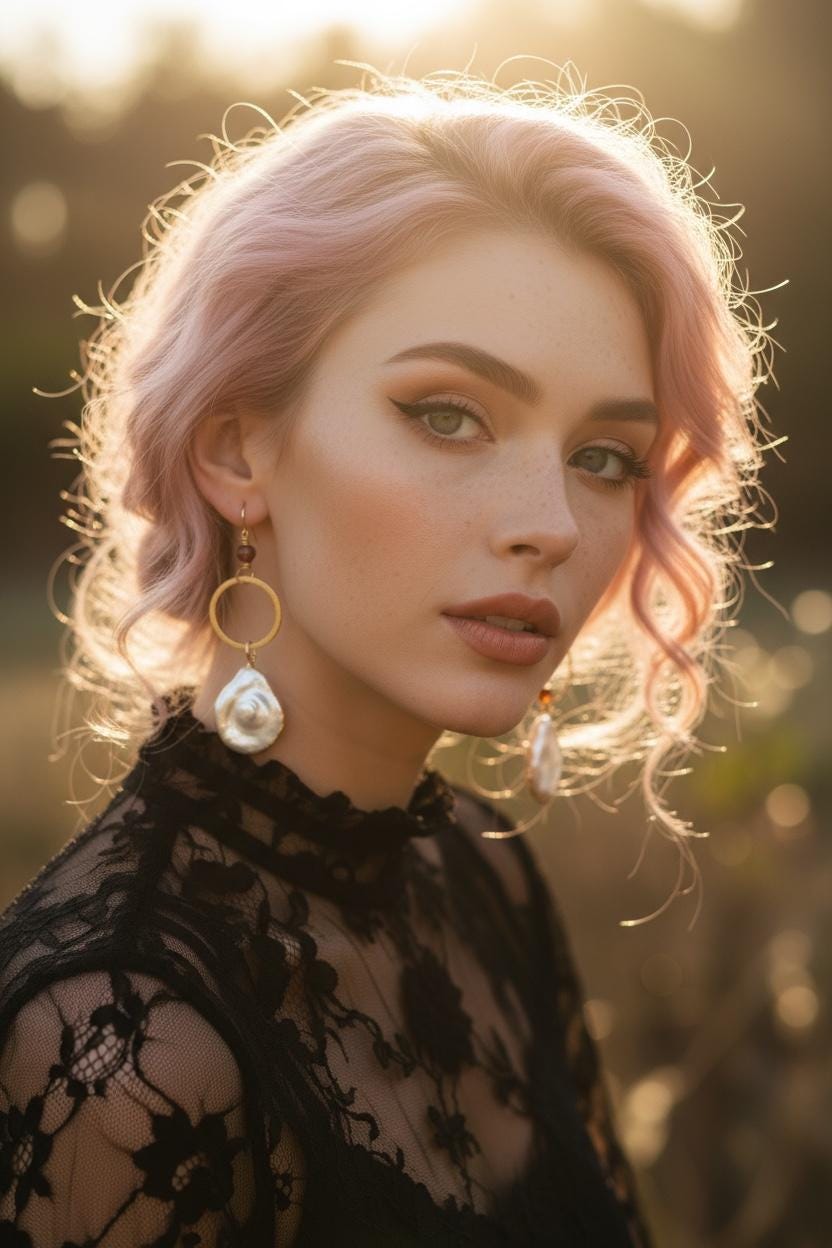 Gilded Tide Drop Pearl Earrings