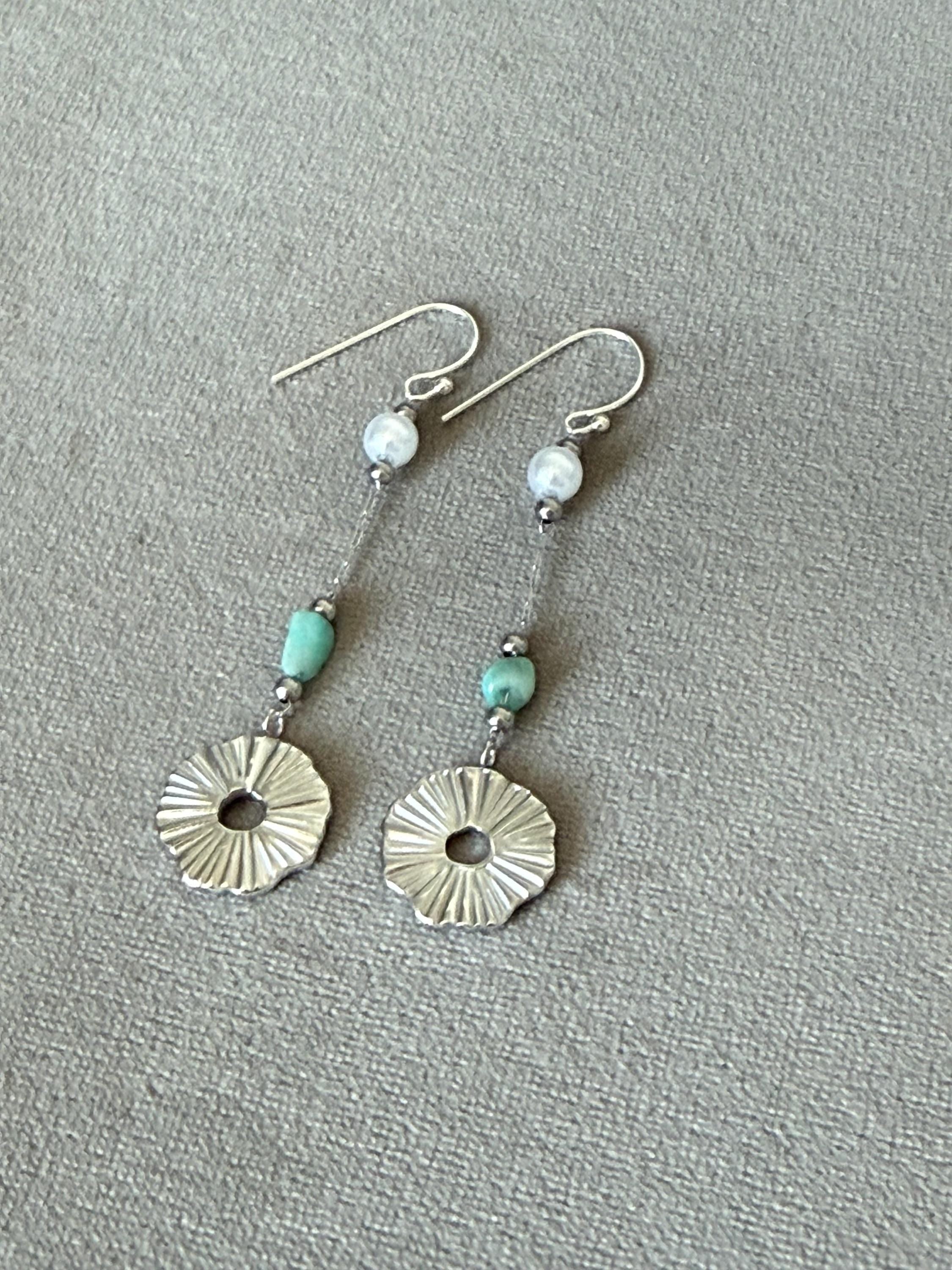 Lunar Tide Drop Earrings