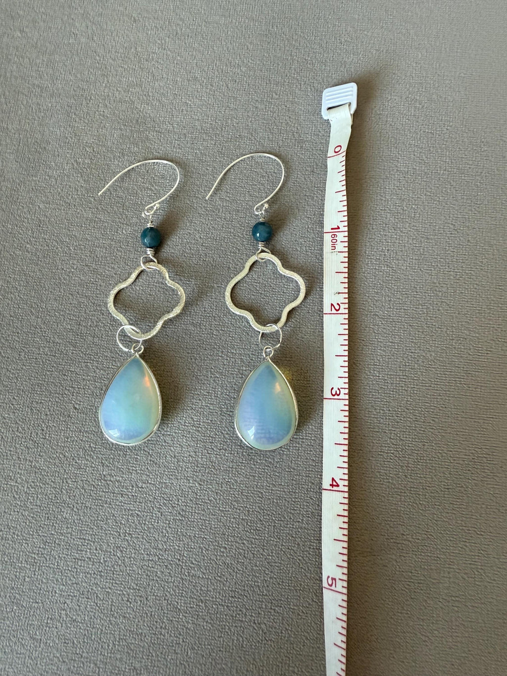 Azure Mirage Drop Earrings