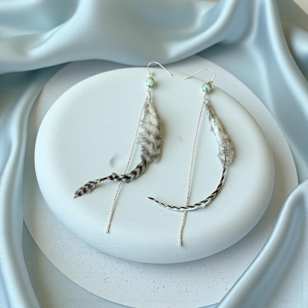 Feathered Wild Whisper Earrings – Boho Luxe Collection