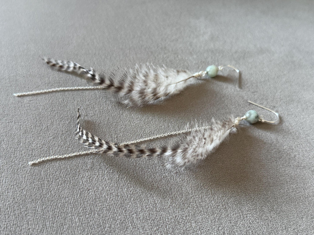 Feathered Wild Whisper Earrings – Boho Luxe Collection