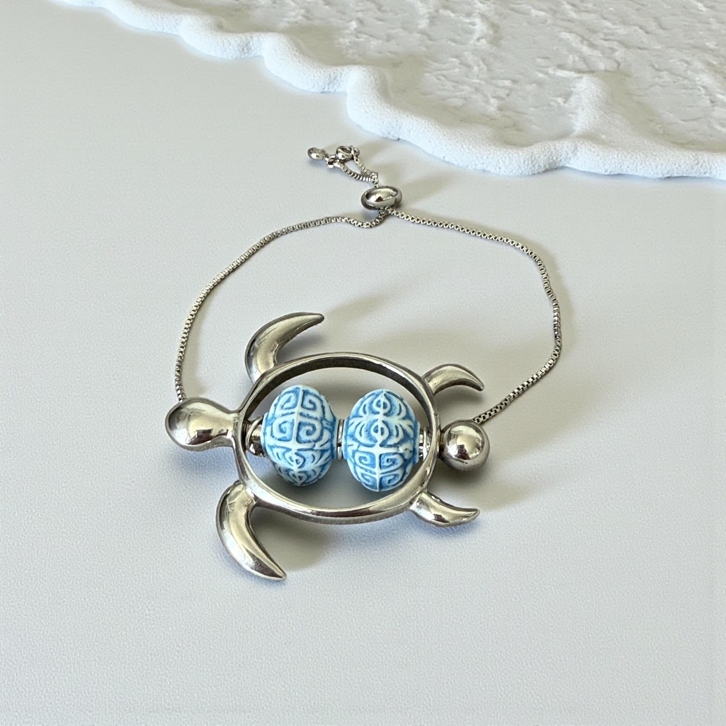Celestial Tide Turtle Bracelet