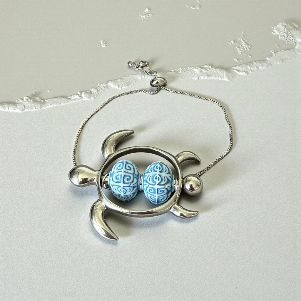 Celestial Tide Turtle Bracelet