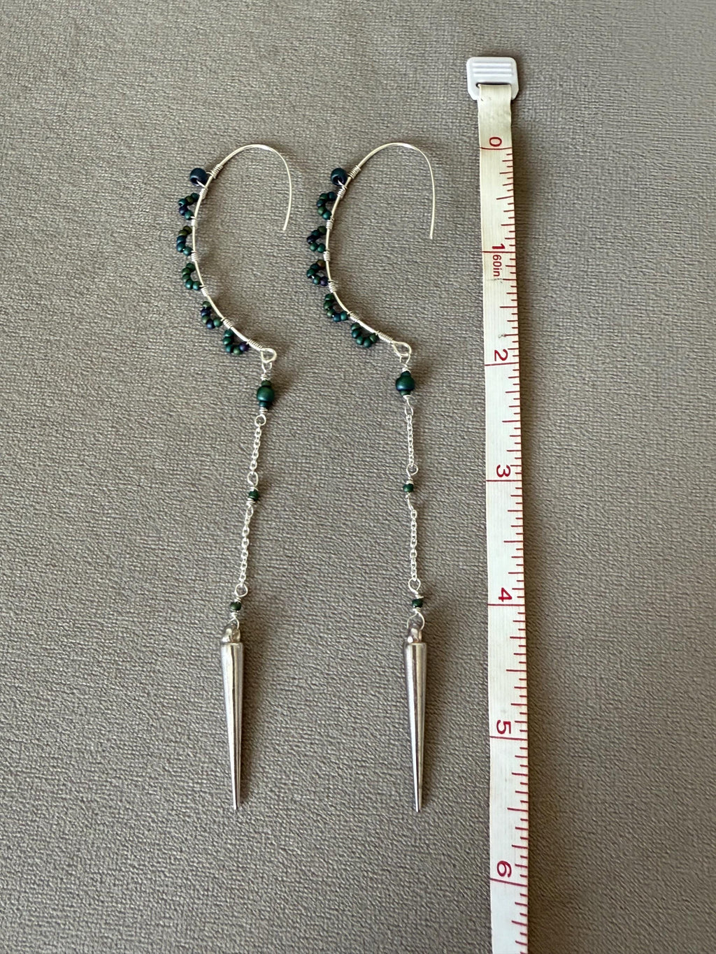 Shadow Siren Spike Drop Earrings