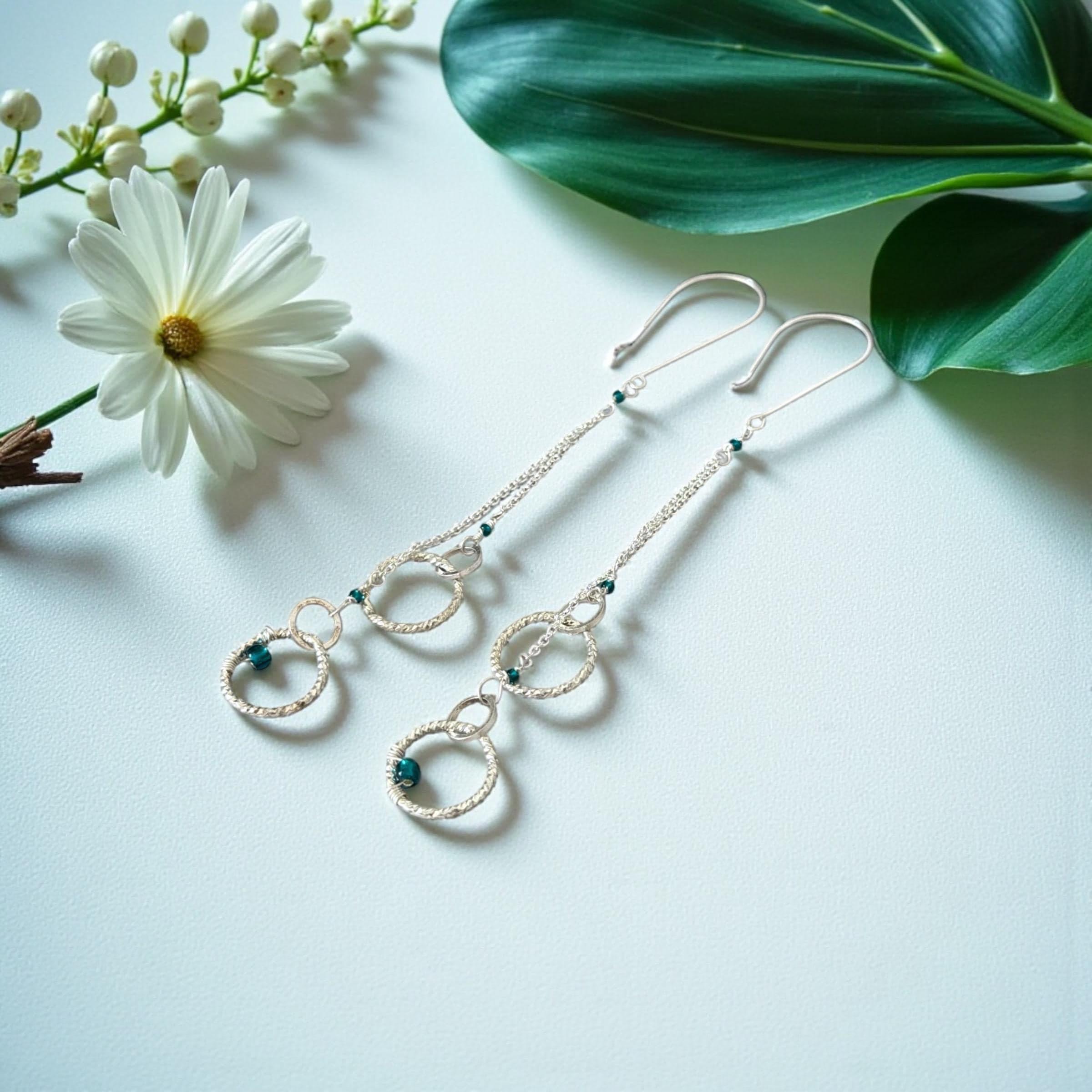 Midnight Orbit Dangle Earrings