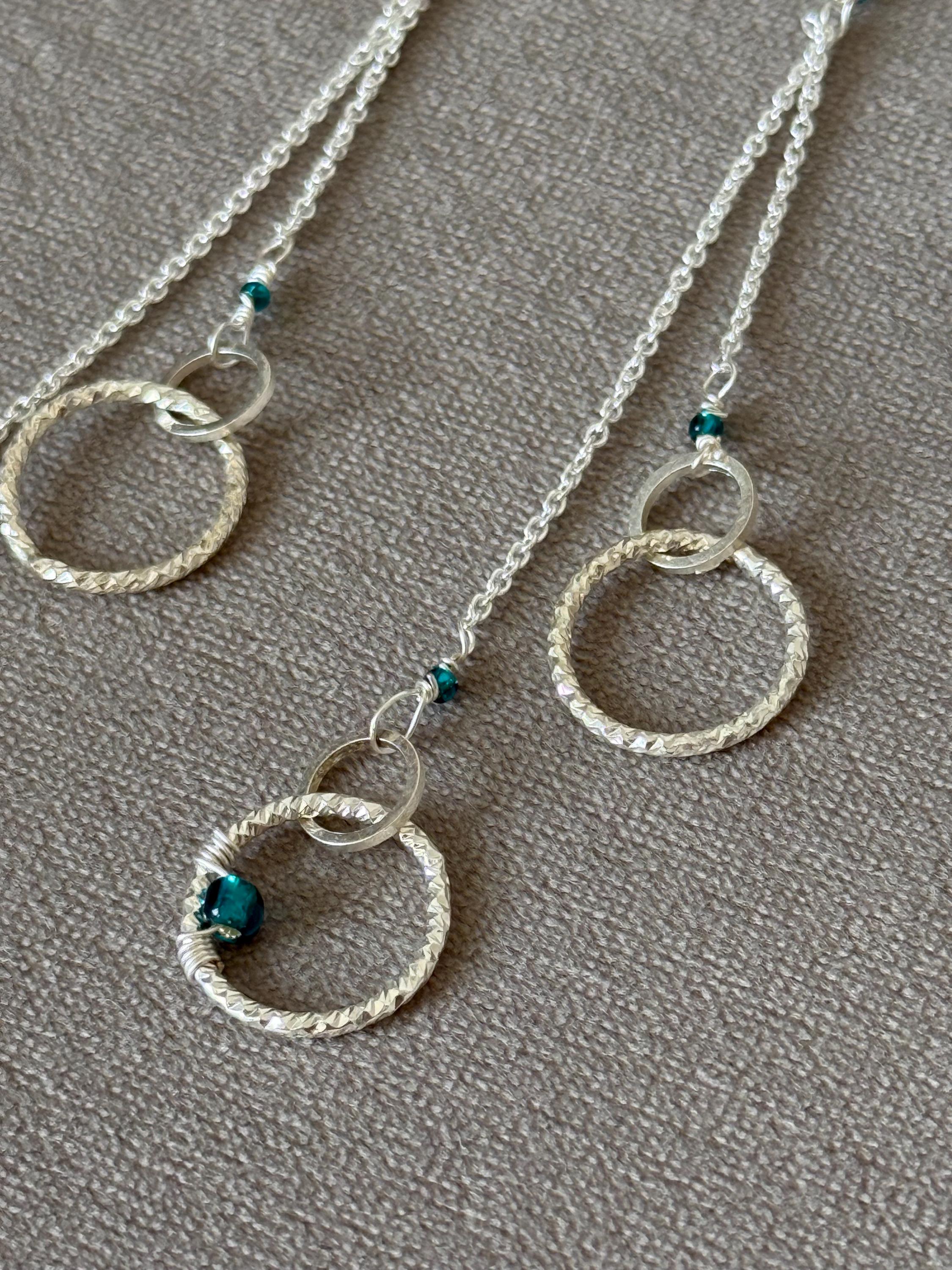 Midnight Orbit Dangle Earrings