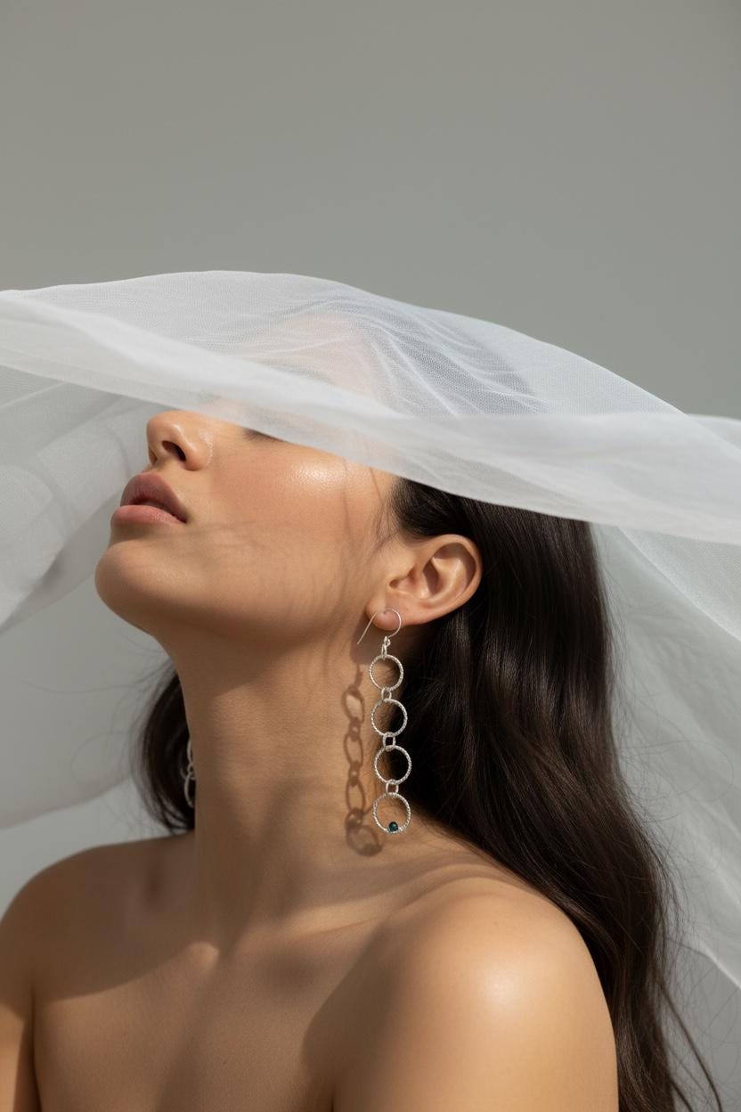 Tidal Chain Luxe Earrings