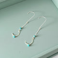 Coastal Crescent Drops Earrings