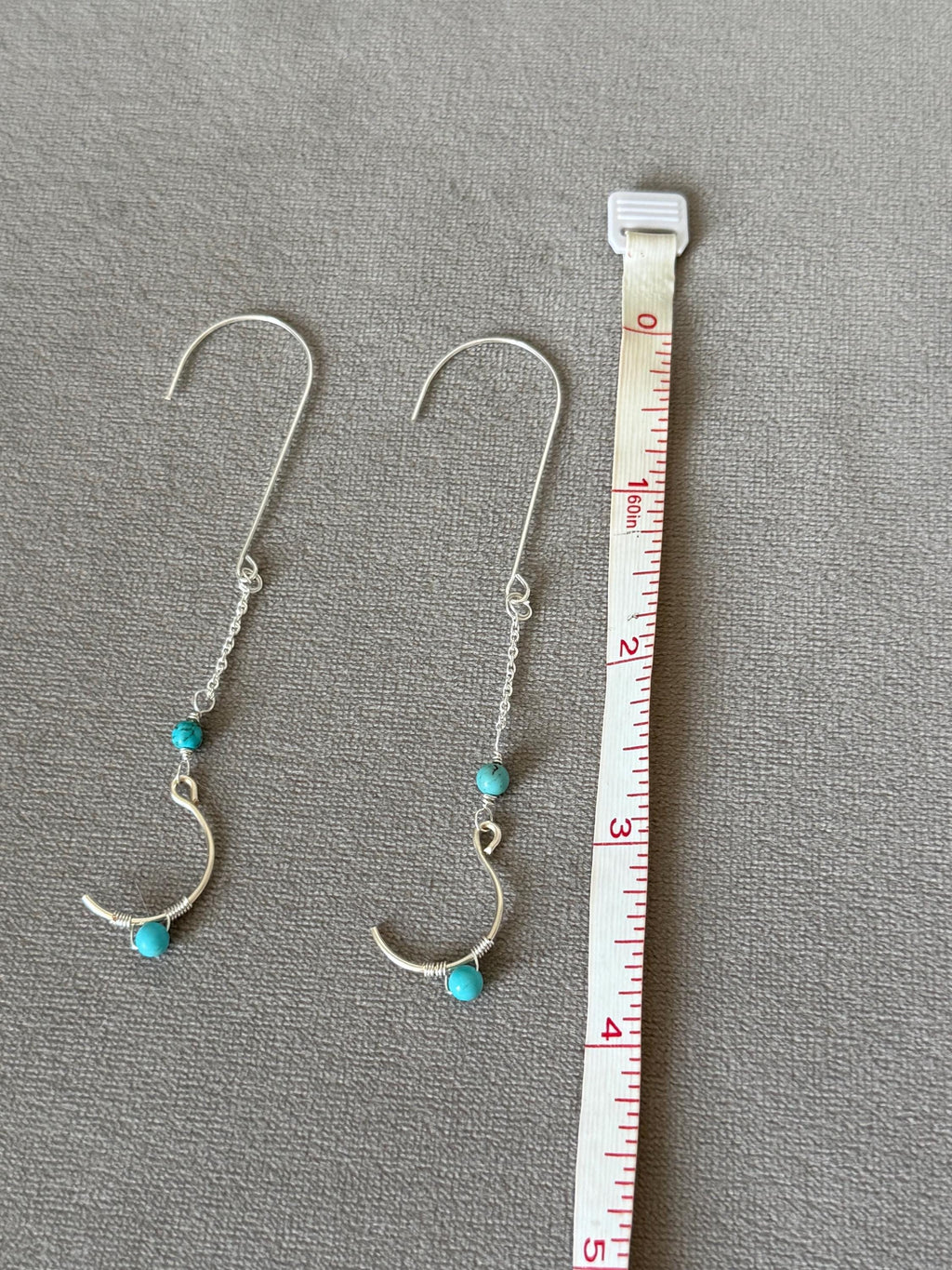 Coastal Crescent Drops Earrings