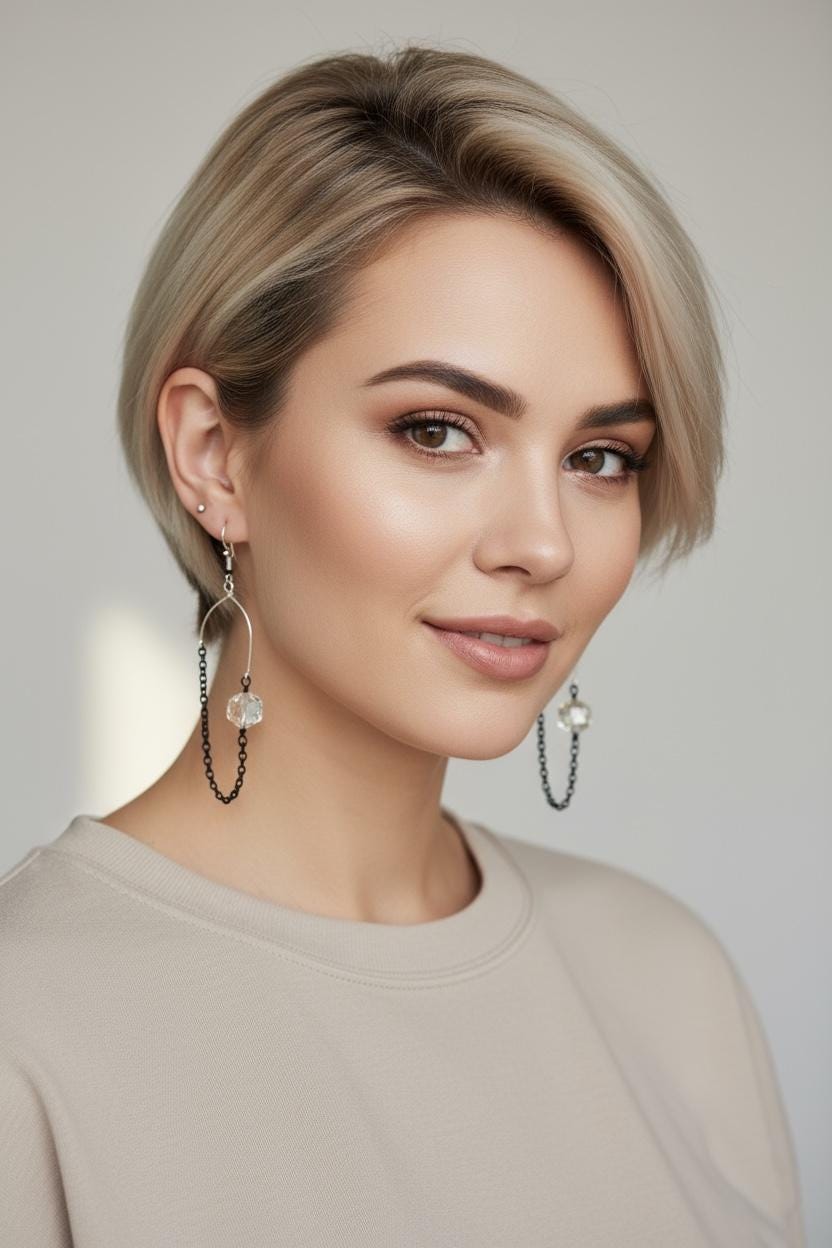Shadow Luxe Loop Earrings