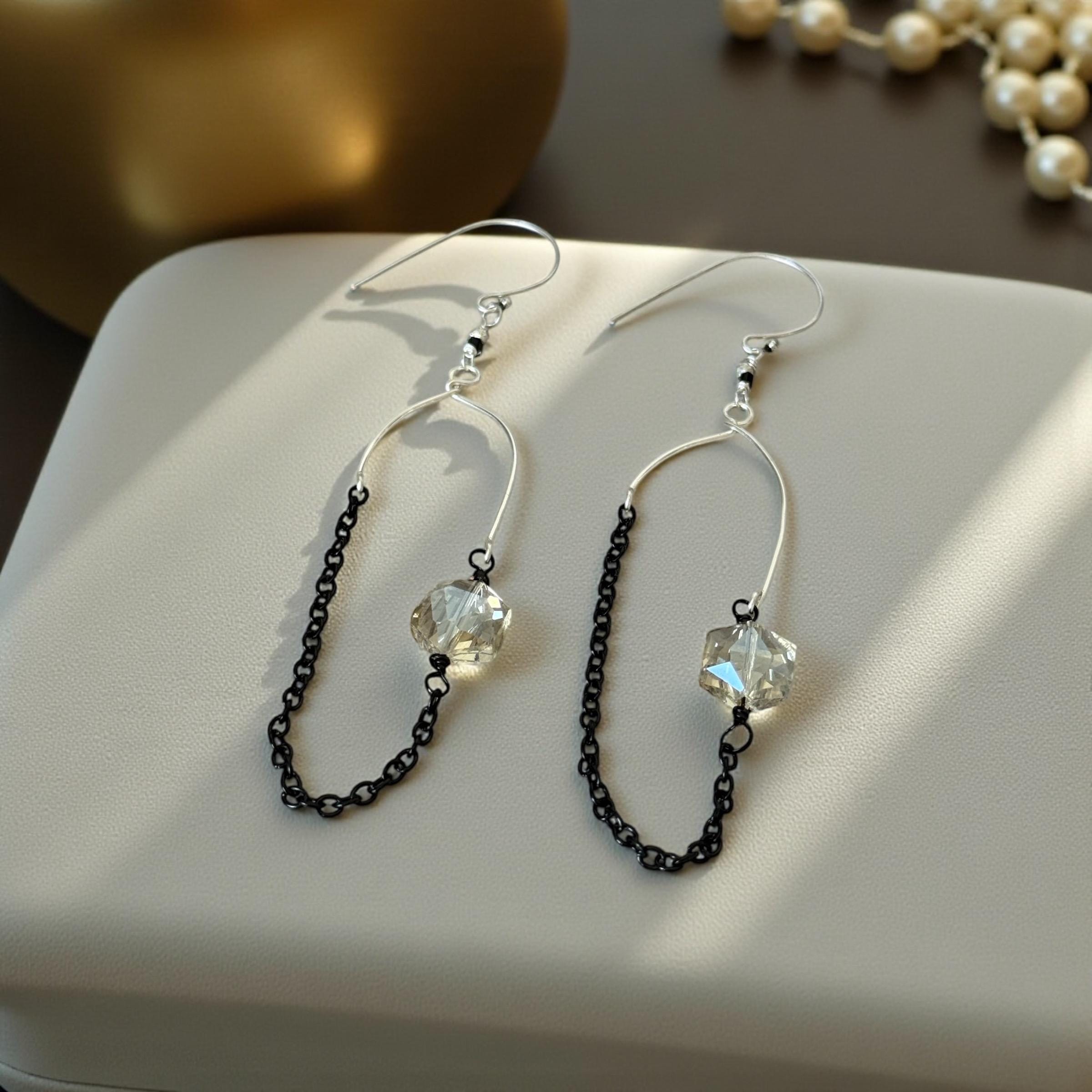 Shadow Luxe Loop Earrings