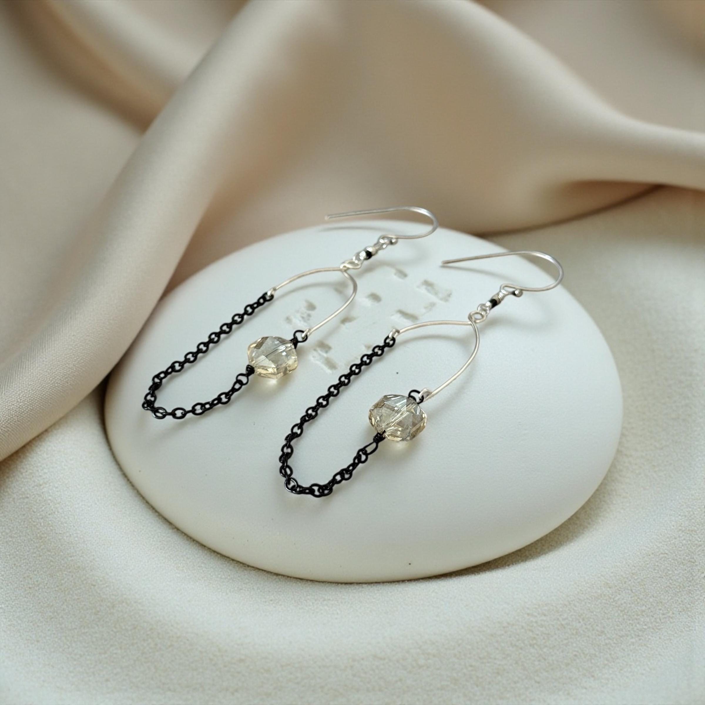 Shadow Luxe Loop Earrings