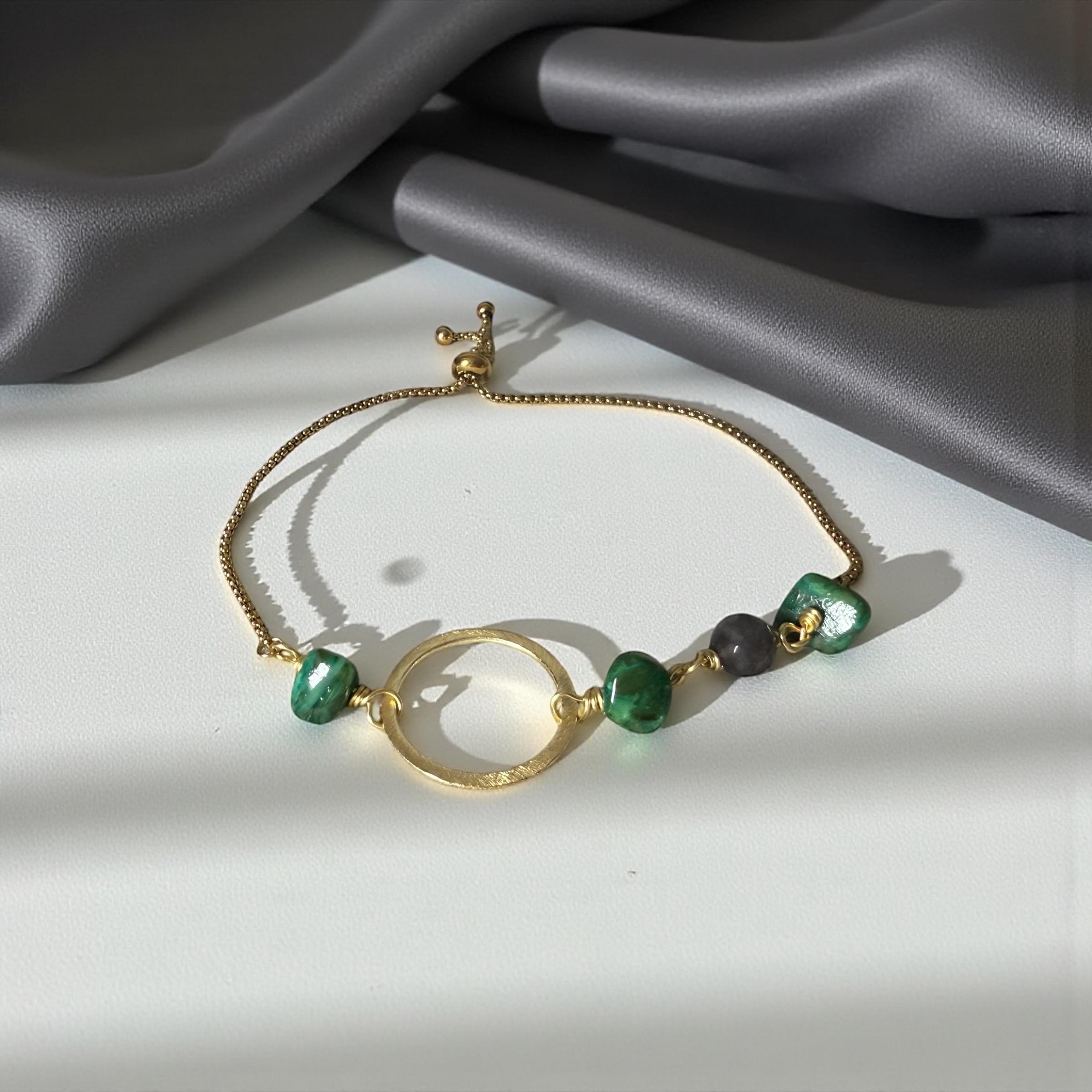 Emerald Orbit Luxe Bracelet