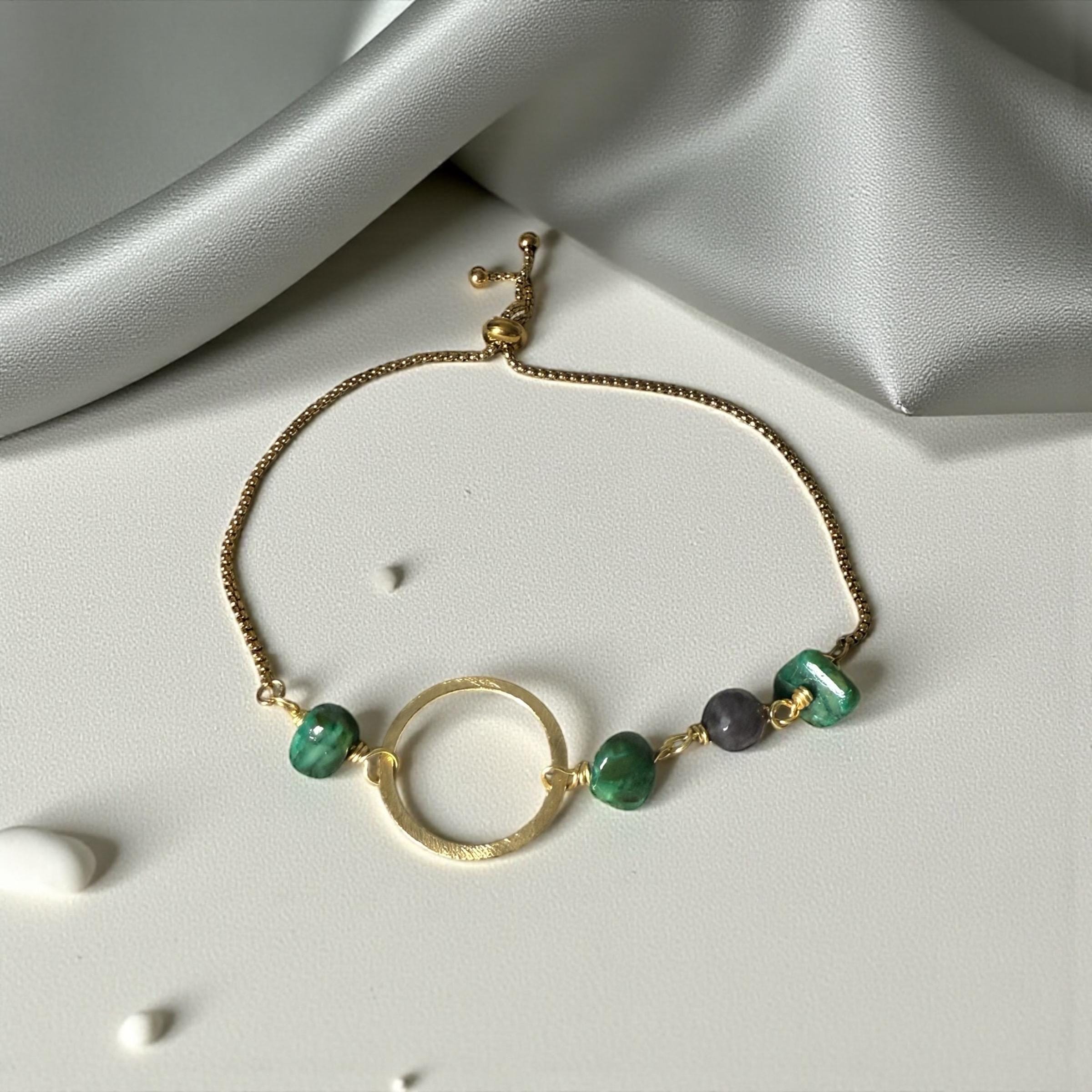 Emerald Orbit Luxe Bracelet