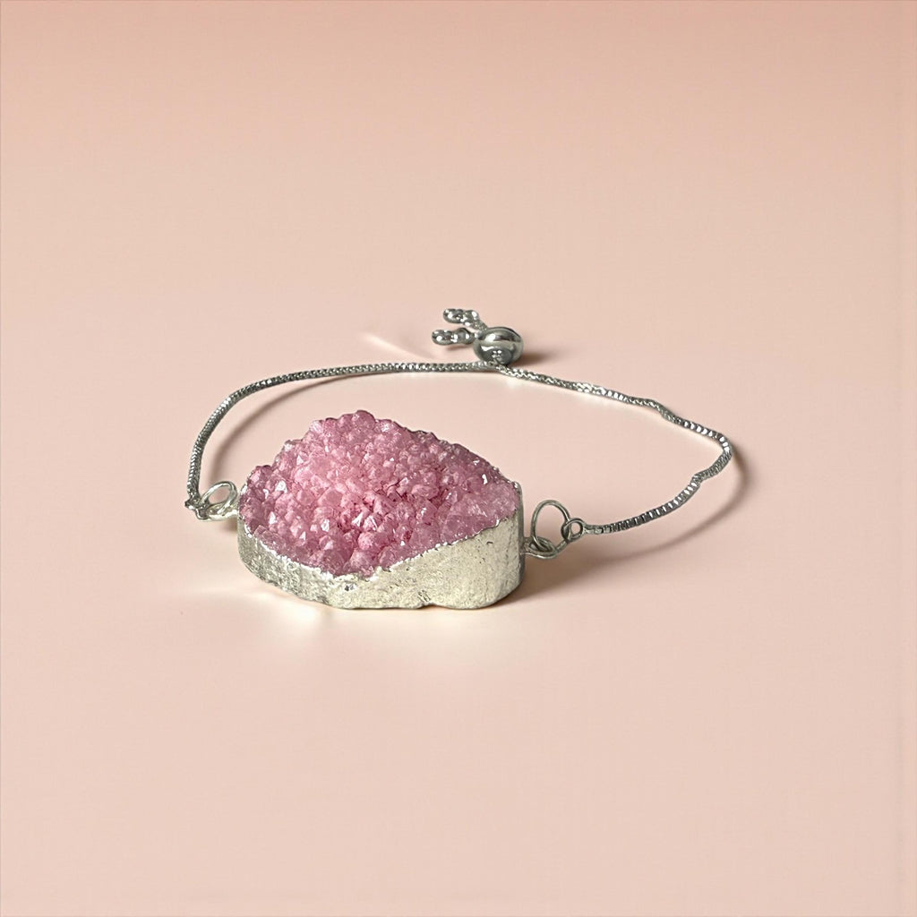 Crystal Rosé Dream Bolo Bracelet