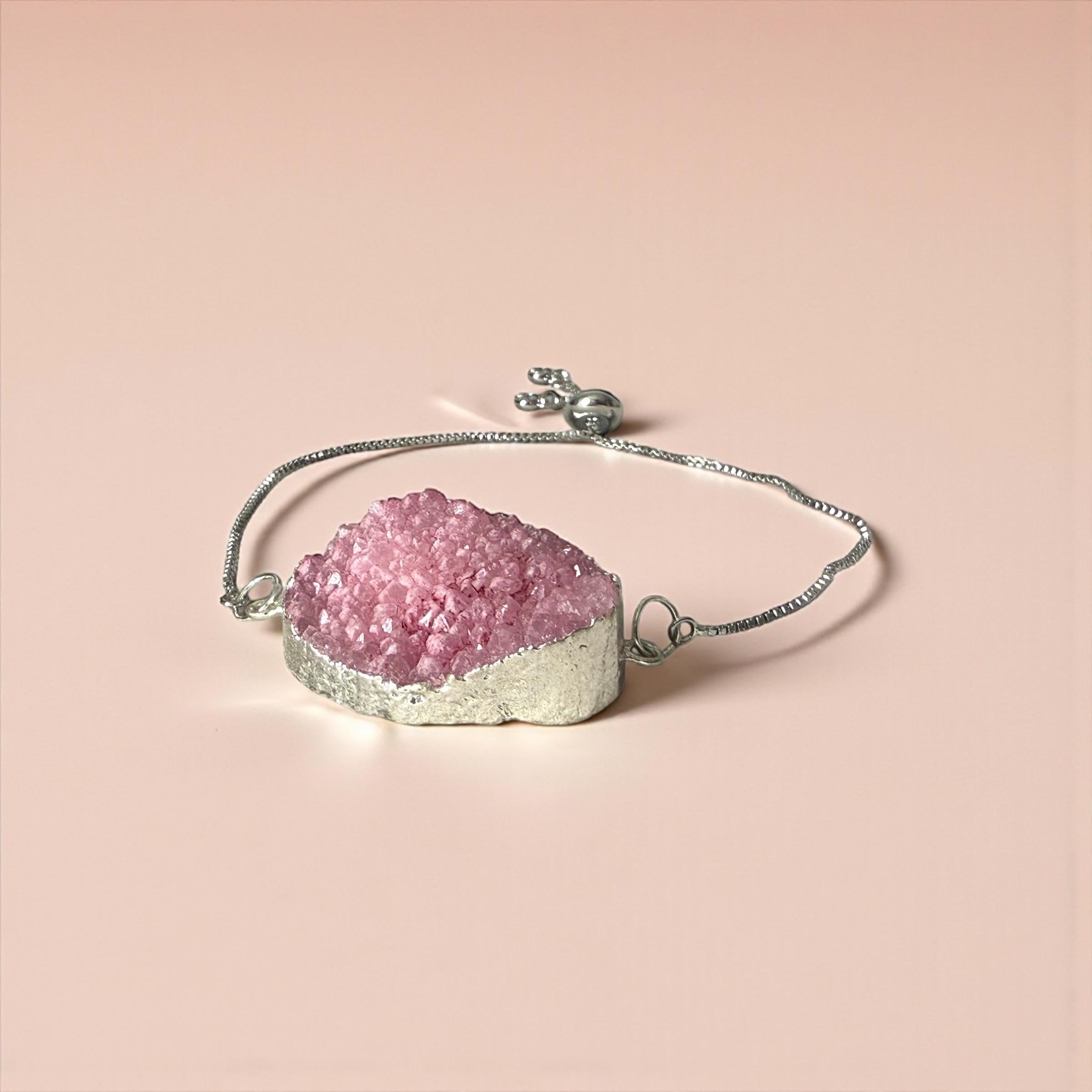 Crystal Rosé Dream Bolo Bracelet