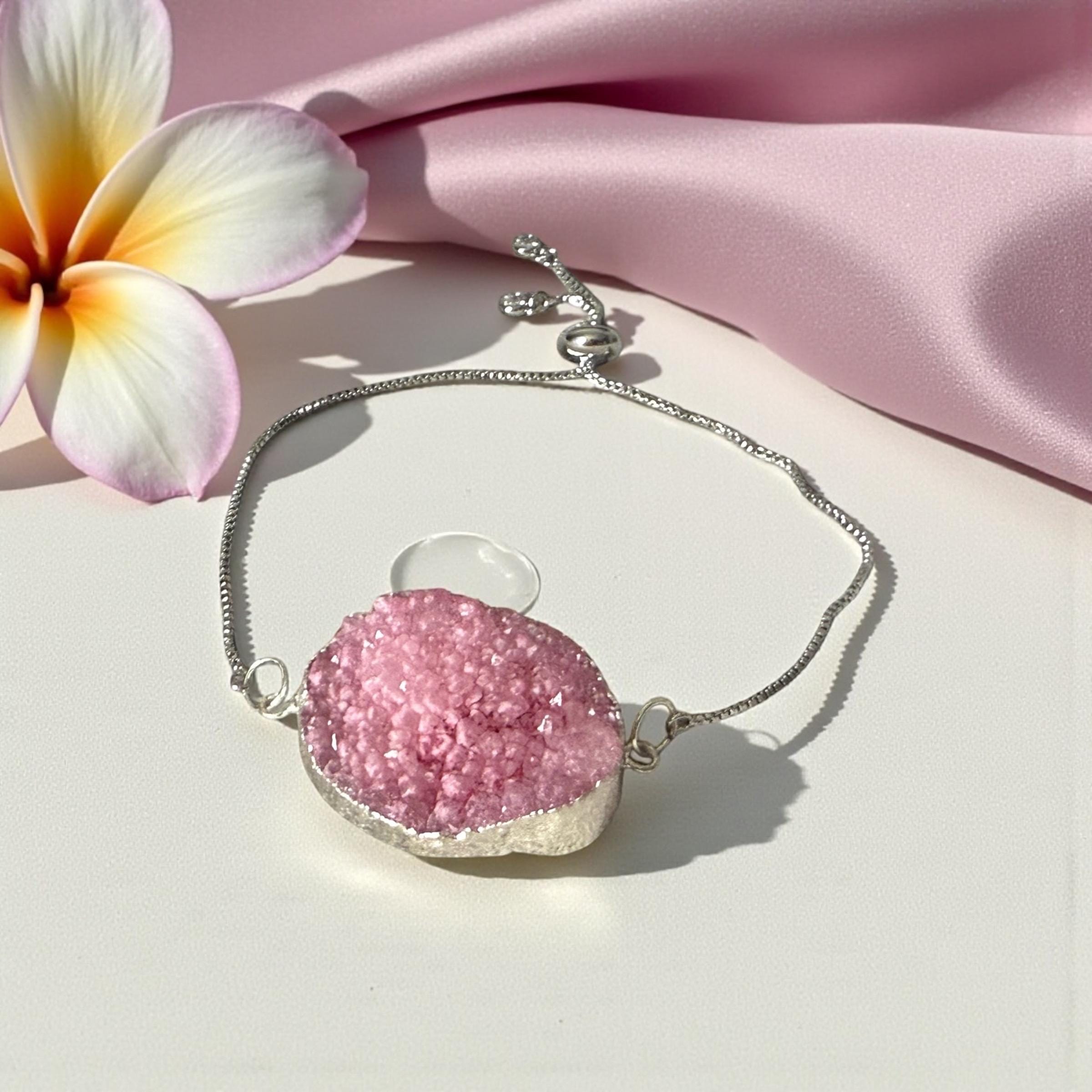 Crystal Rosé Dream Bolo Bracelet