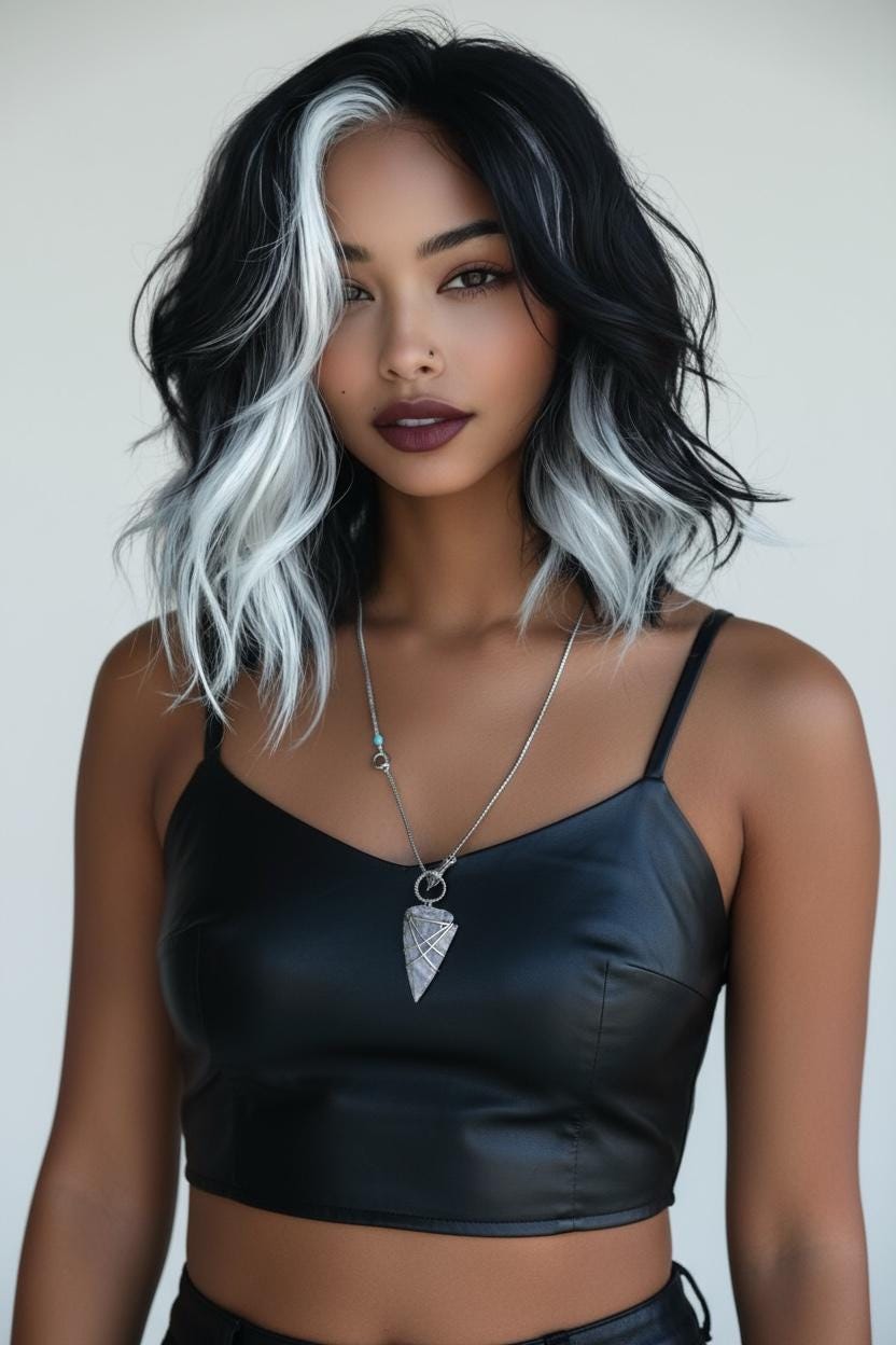 Silver Tide Arrowhead Pendant - Long