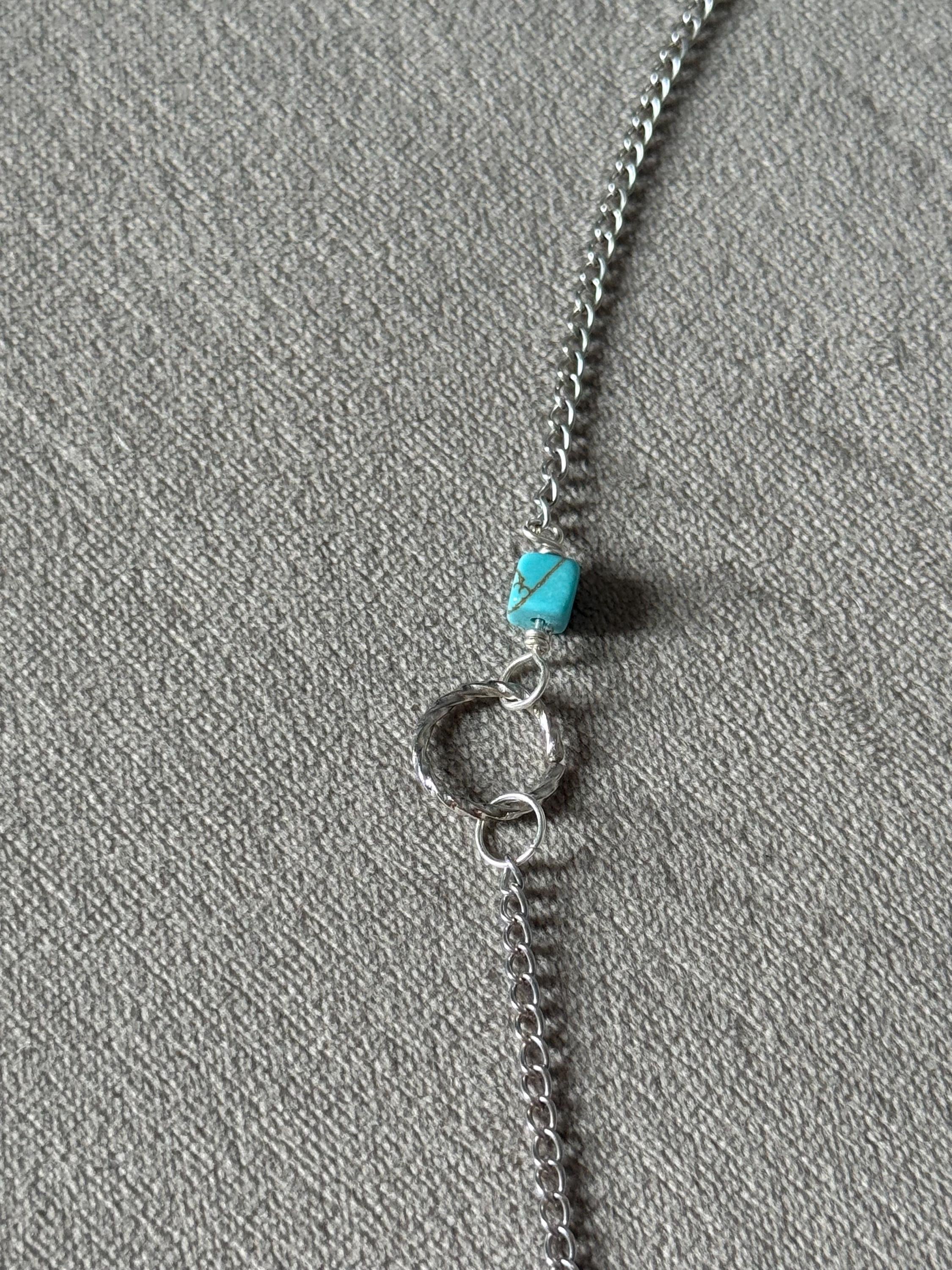 Silver Tide Arrowhead Pendant - Long